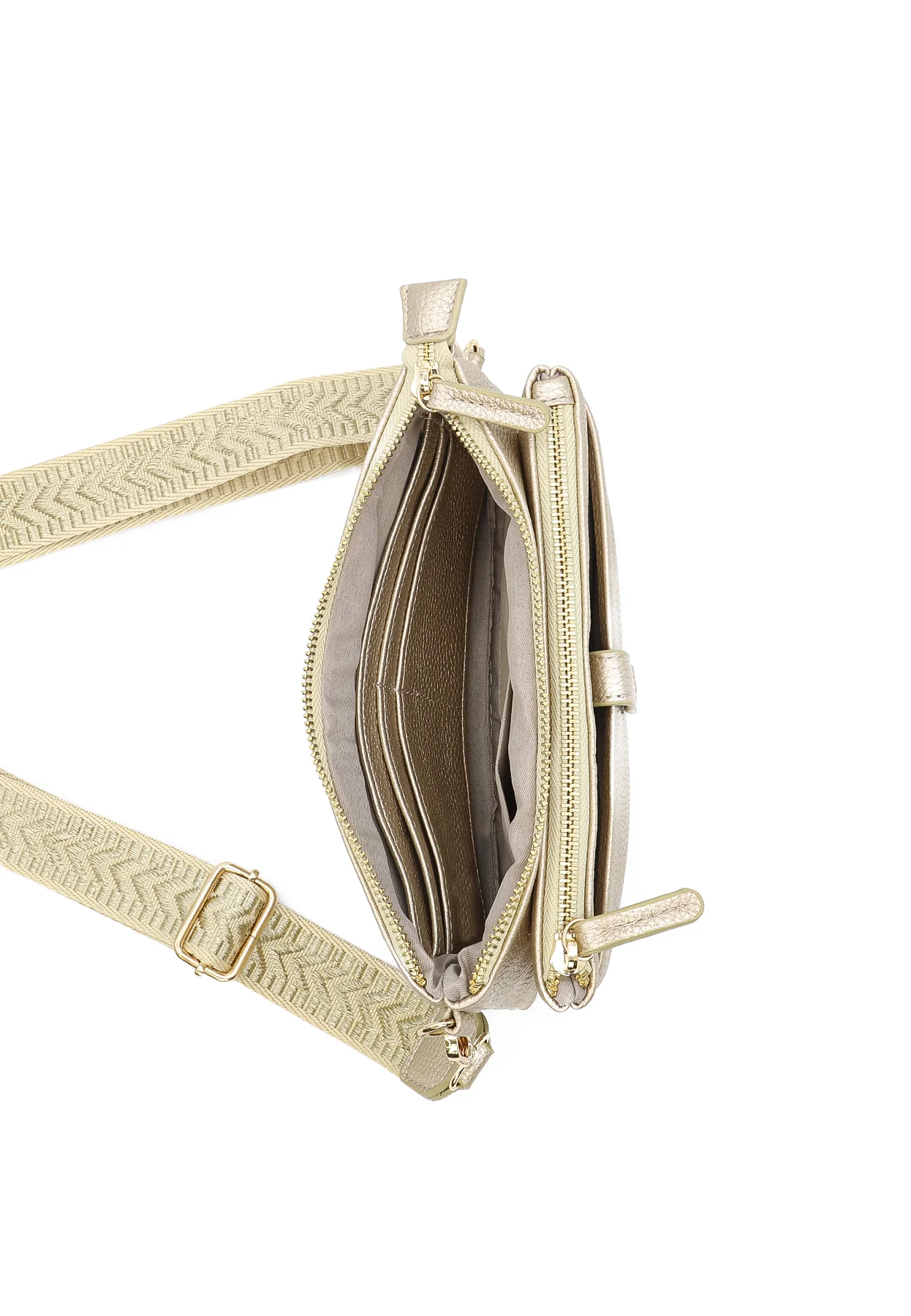 Borsa a tracolla compatta con zip e tasche – PF22-9 - Image 25