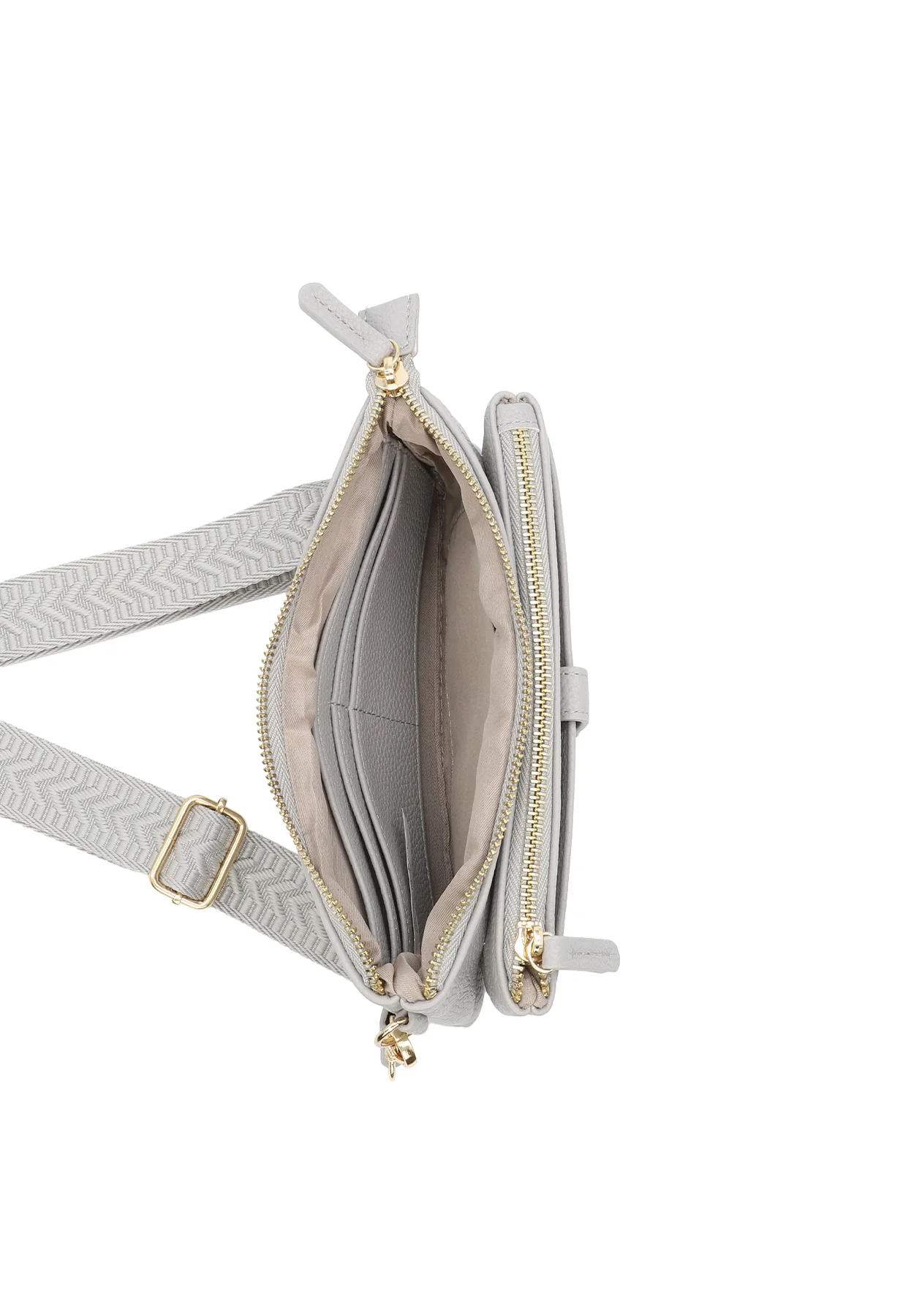 Borsa a tracolla compatta con zip e tasche – PF22-9 - Image 30