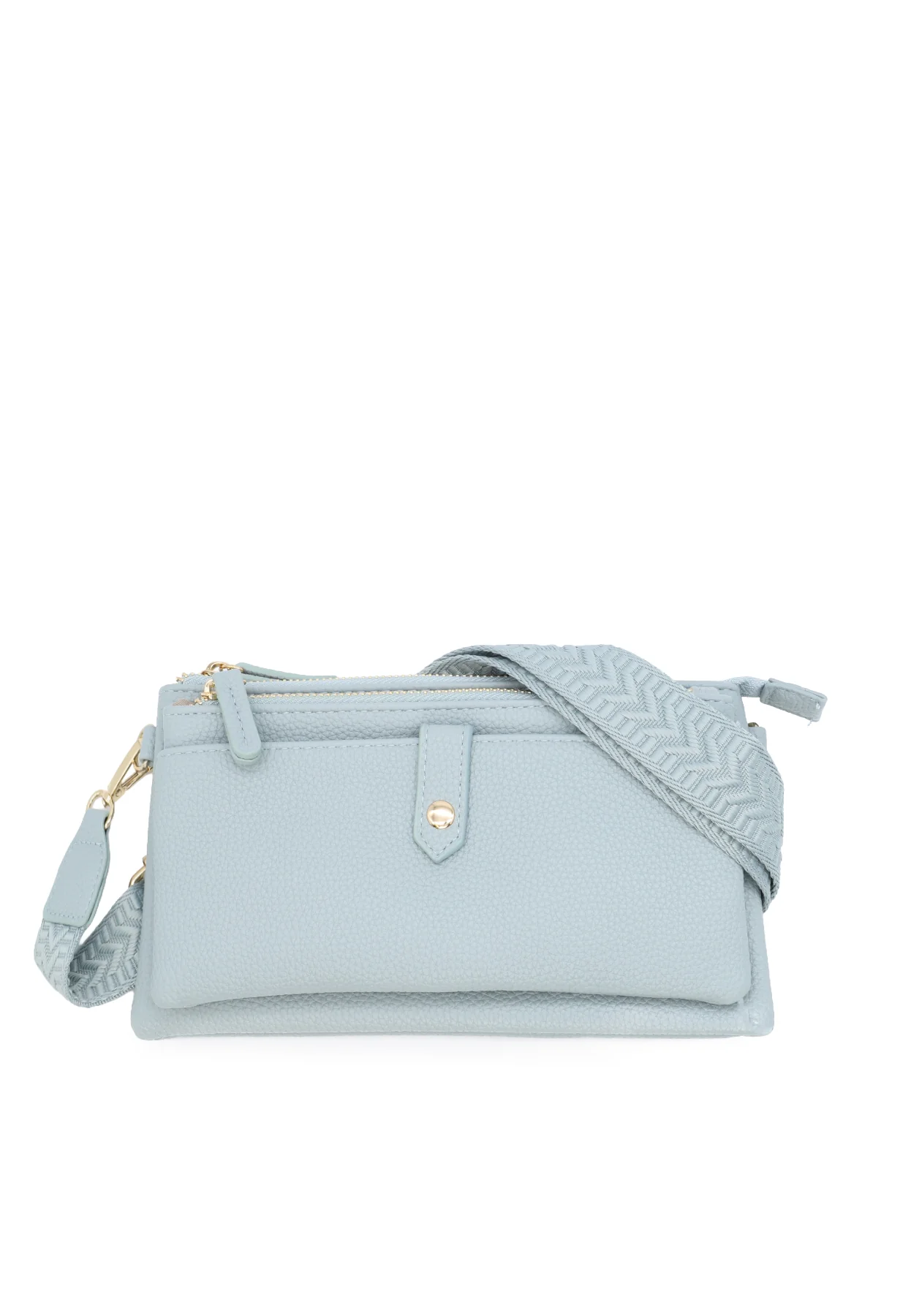 Borsa a tracolla compatta con zip e tasche – PF22-9 - Image 42