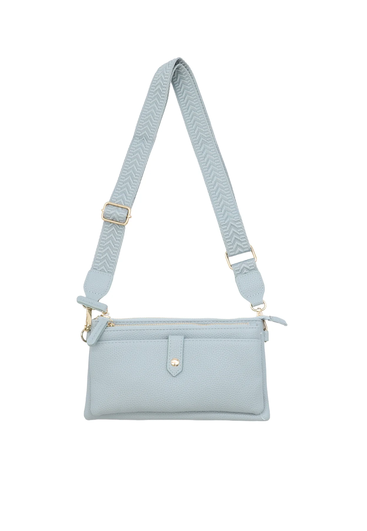 Borsa a tracolla compatta con zip e tasche – PF22-9 - Image 43