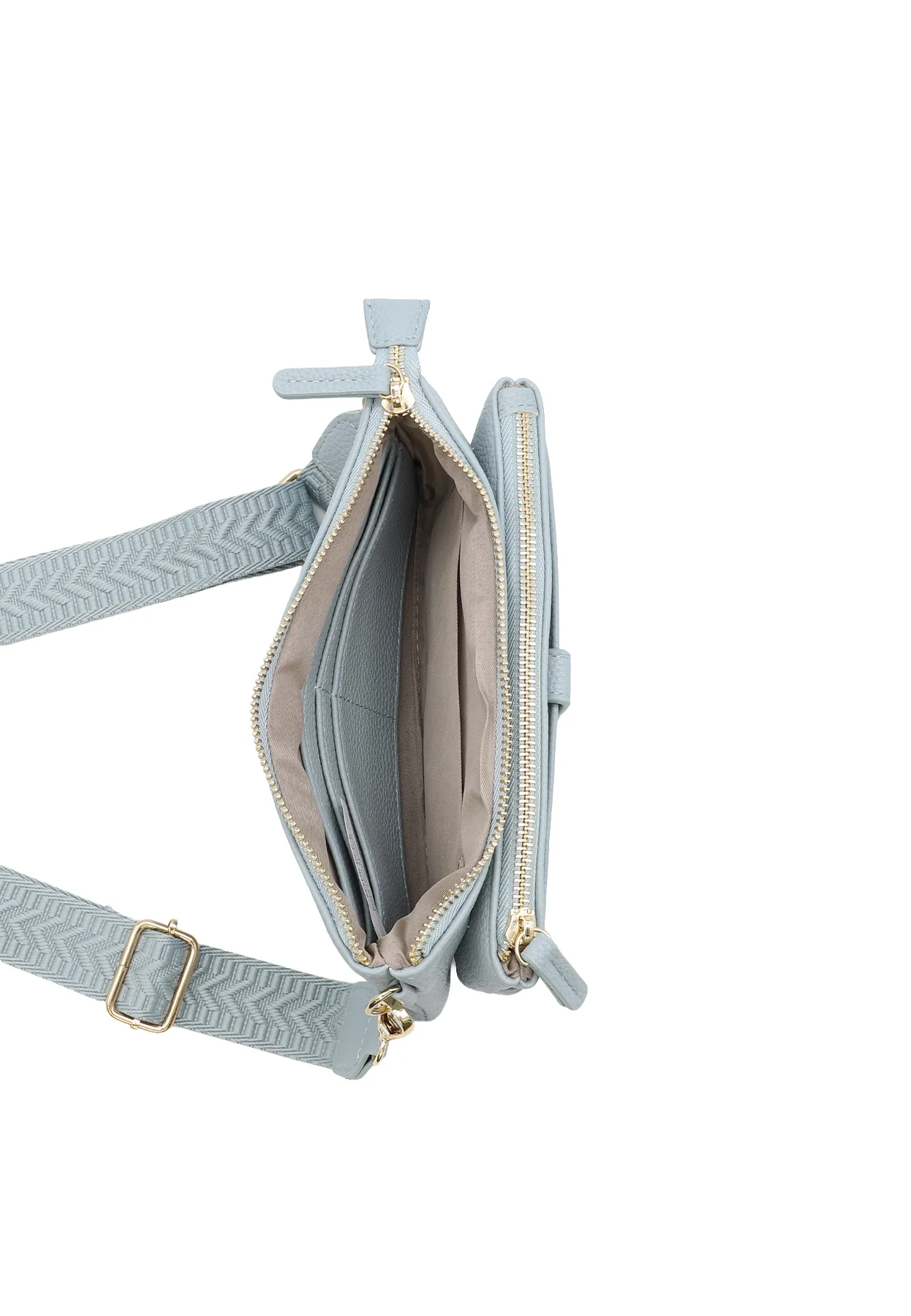 Borsa a tracolla compatta con zip e tasche – PF22-9 - Image 45