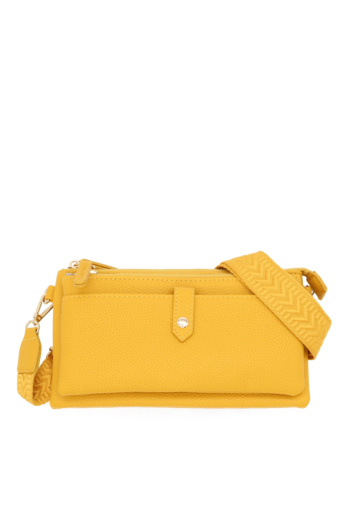Borsa a tracolla compatta con zip e tasche – PF22-9 - Image 47