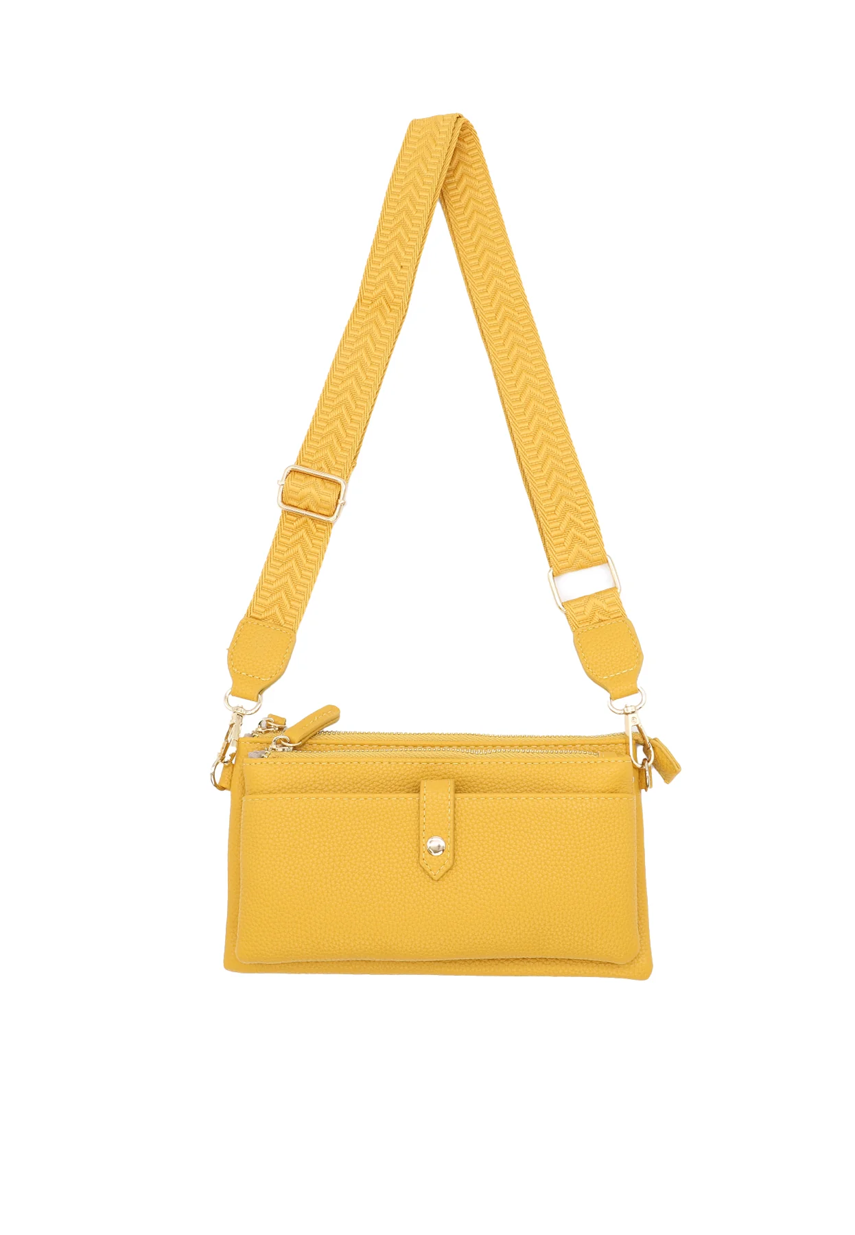 Borsa a tracolla compatta con zip e tasche – PF22-9 - Image 48
