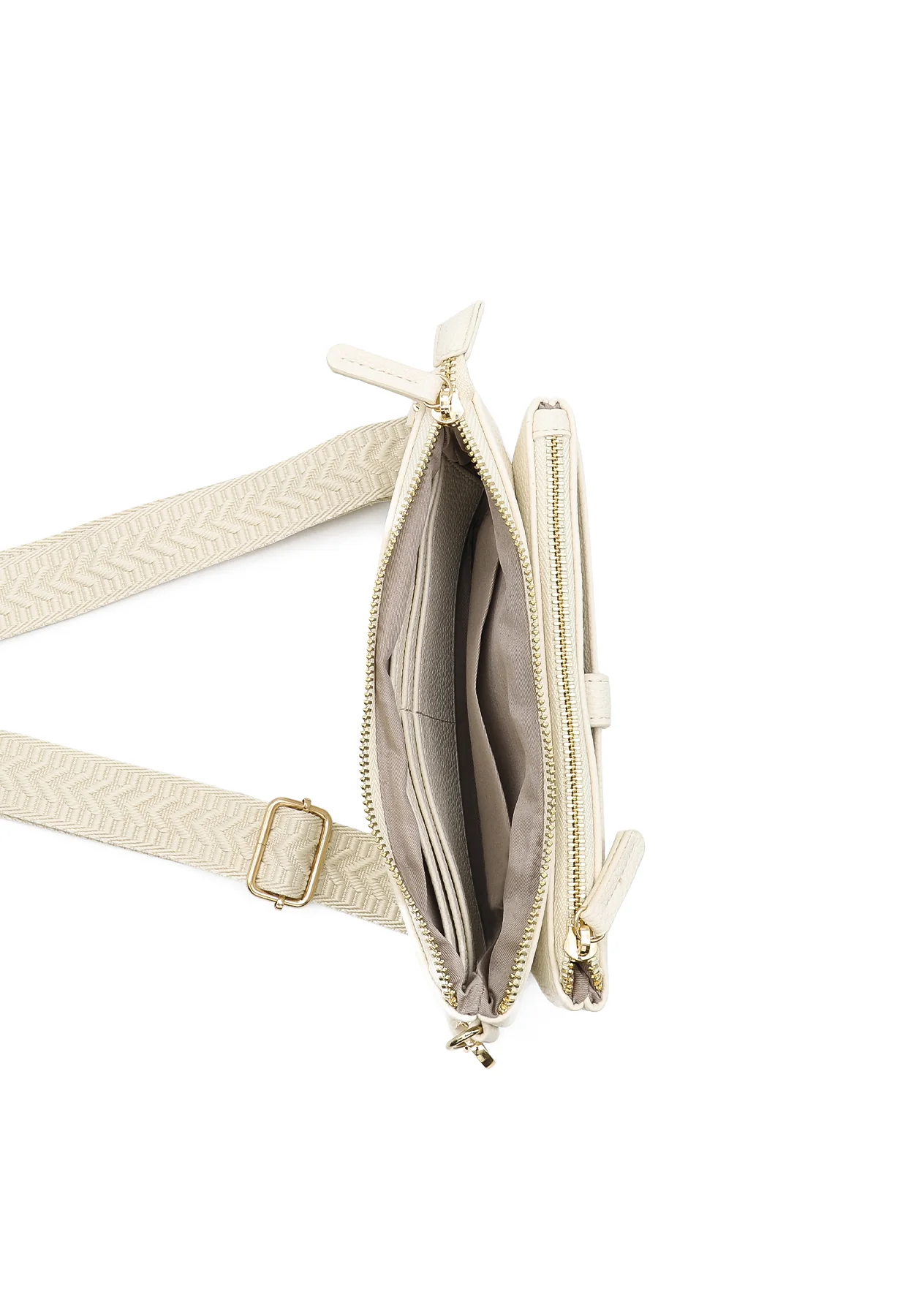 Borsa a tracolla compatta con zip e tasche – PF22-9 - Image 5
