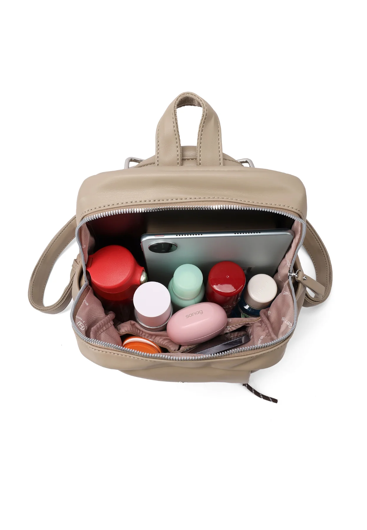 Zainetto donna in ecopelle con tasca frontale M1075 - Image 12