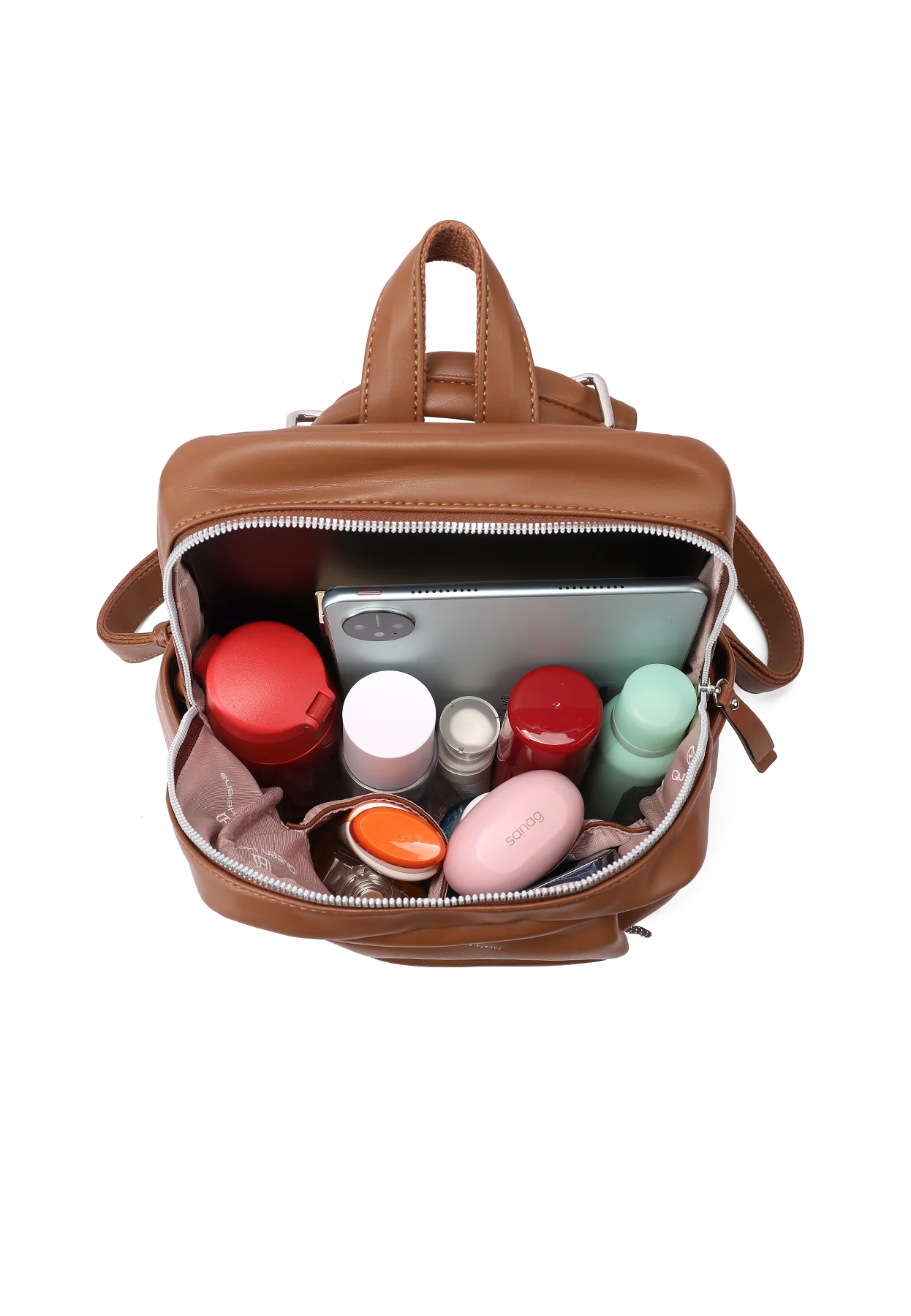 Zainetto donna in ecopelle con tasca frontale M1075 - Image 18