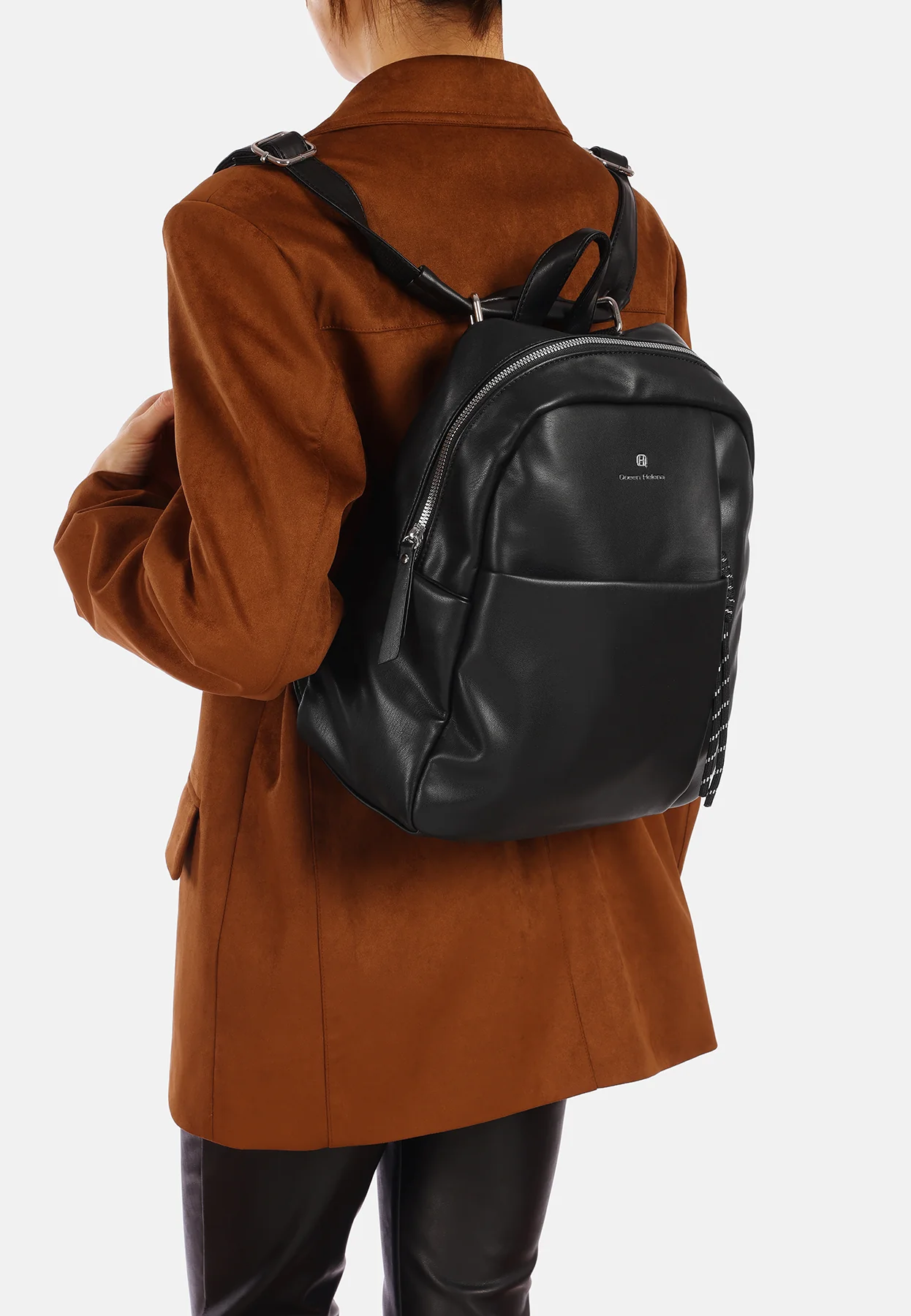 Zainetto donna in ecopelle con tasca frontale M1075 - Image 19