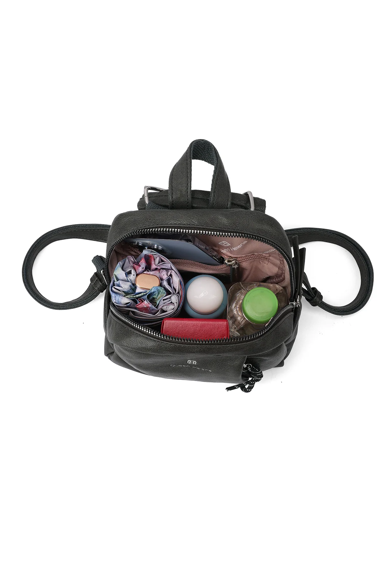 Zainetto donna in ecopelle con tasche laterali M1076 - Image 12