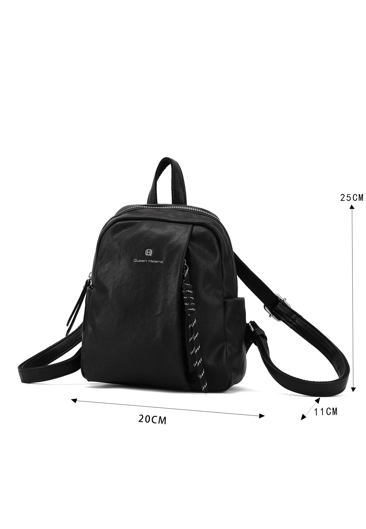 Zainetto donna in ecopelle con tasche laterali M1076 - Image 22