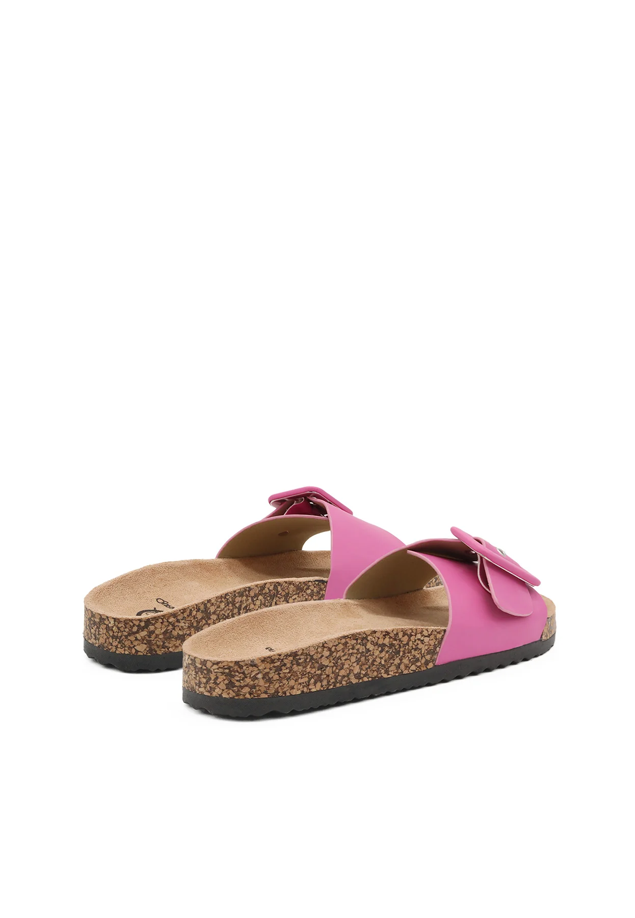 Ciabatte donna beige con suola effetto sughero R241 - Image 15