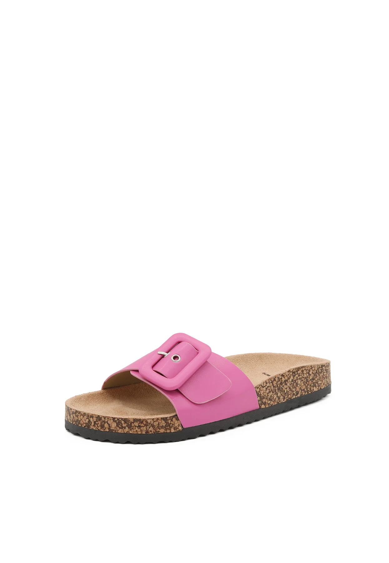 Ciabatte donna beige con suola effetto sughero R241 - Image 17