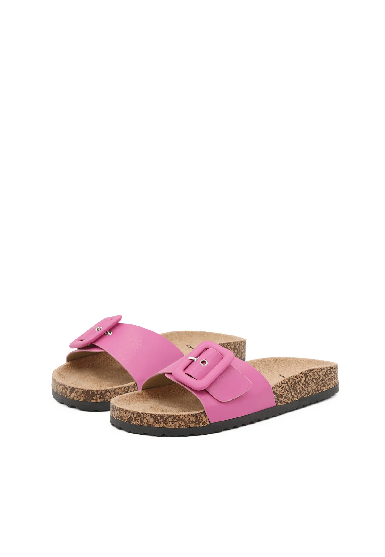 Ciabatte donna beige con suola effetto sughero R241 - Image 18