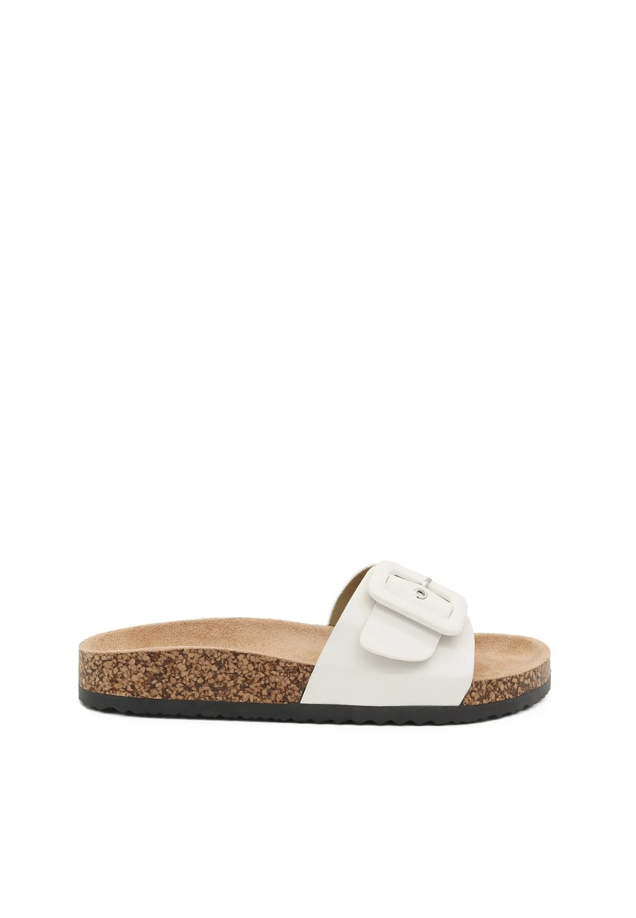 Ciabatte donna beige con suola effetto sughero R241 - Image 19