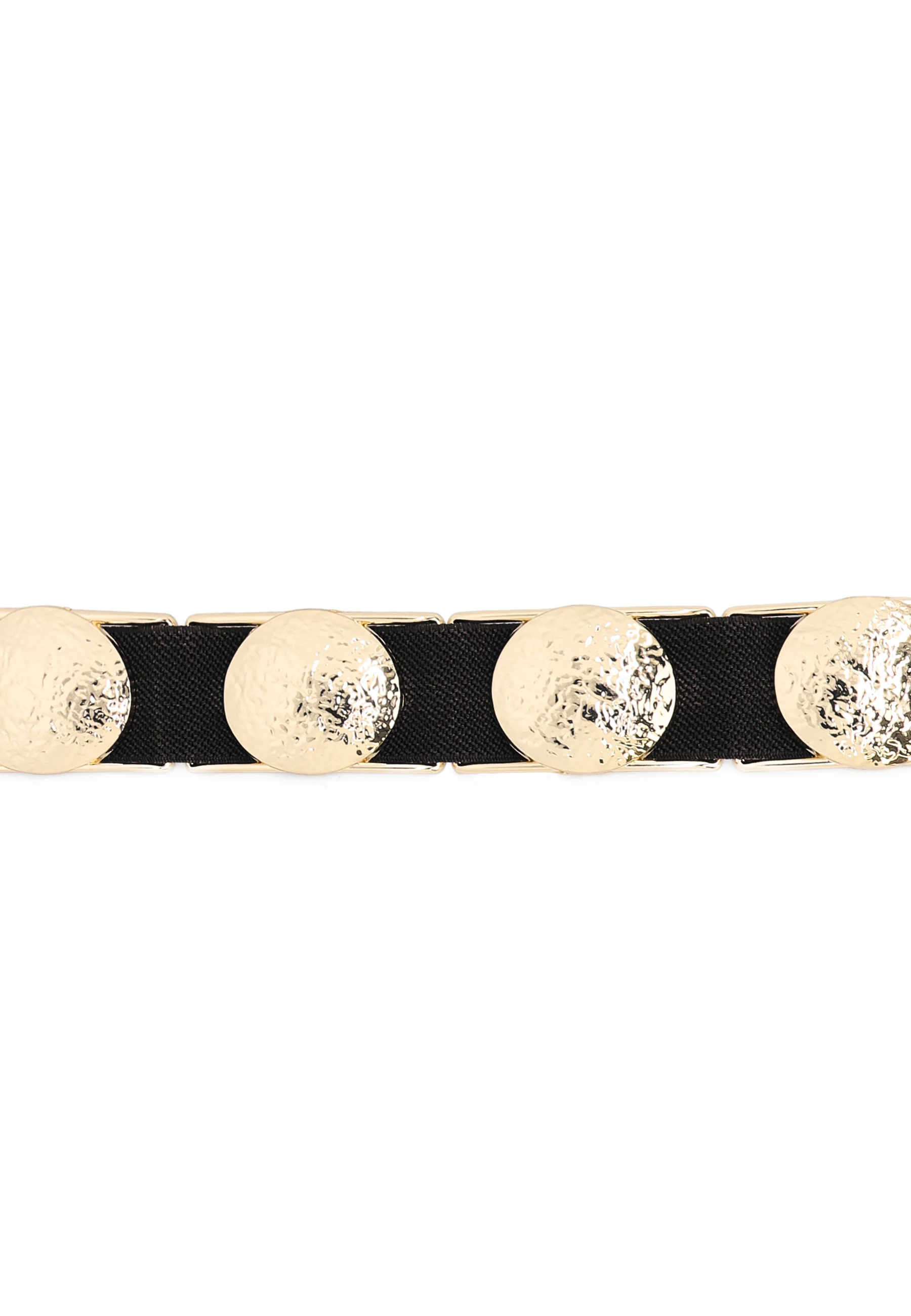 Cintura elastica con dischi metallici e fibbia decorativa CI022-7 - Image 6