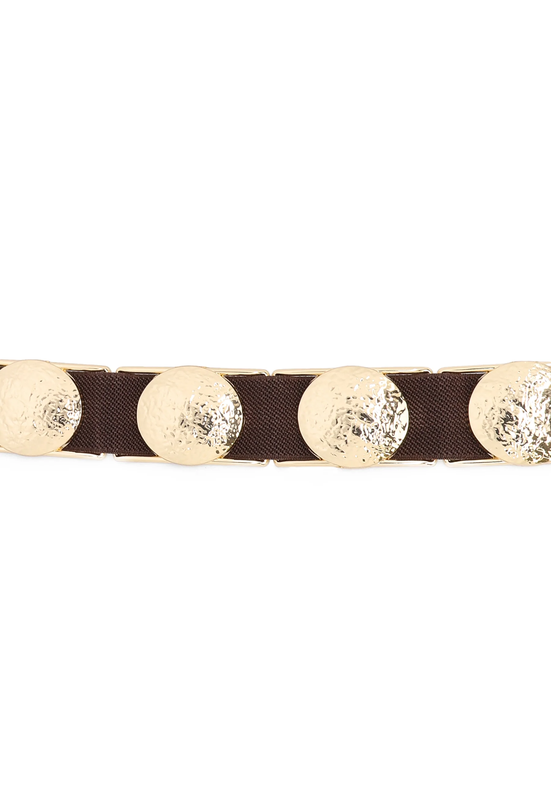 Cintura elastica con dischi metallici e fibbia decorativa CI022-7 - Image 9
