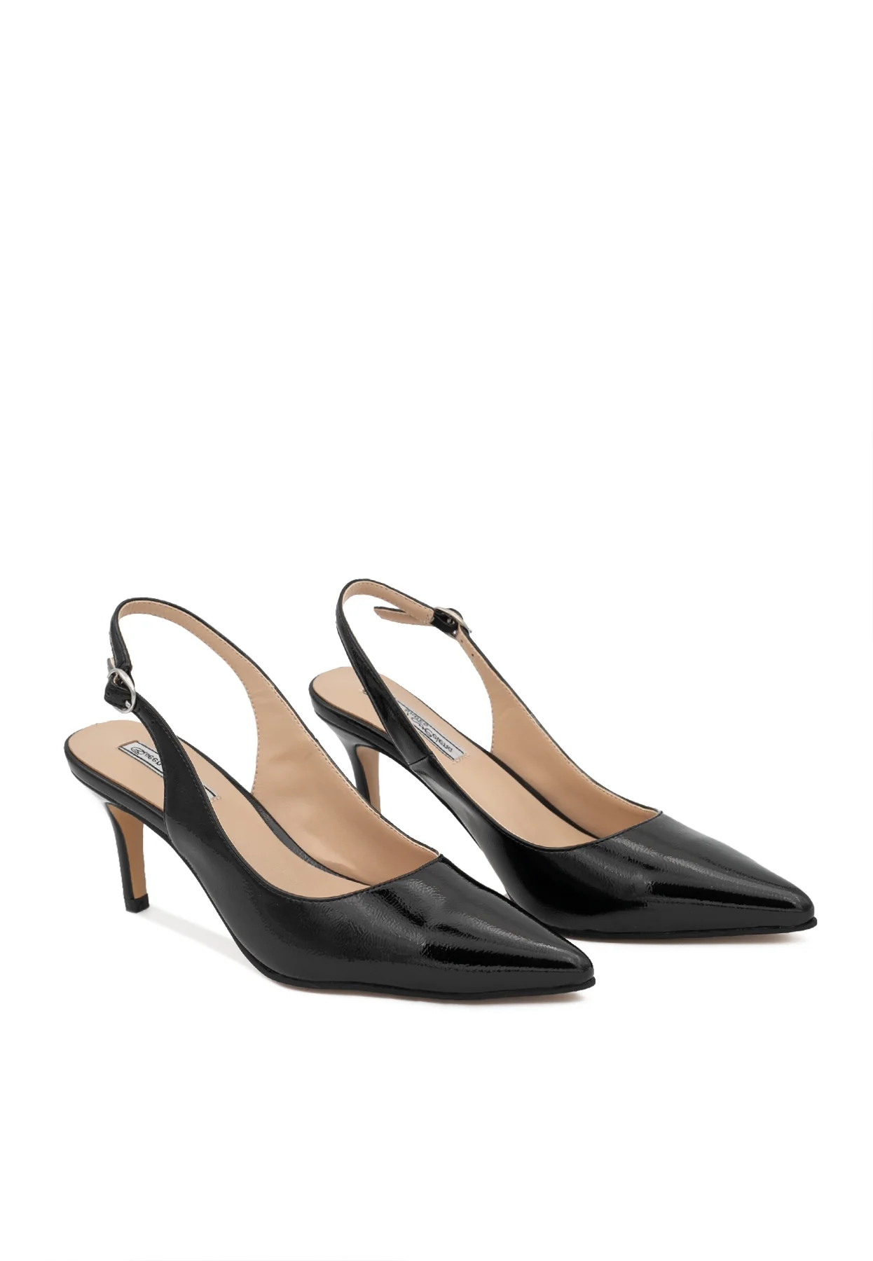 Décolleté slingback eleganti con tacco medio K3157 - Image 3