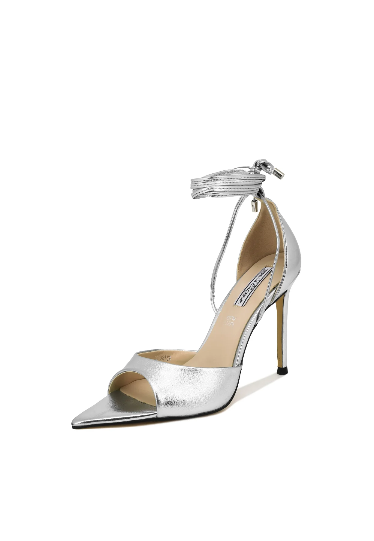 Décolleté slingback con lacci alla caviglia K3164 - Image 11