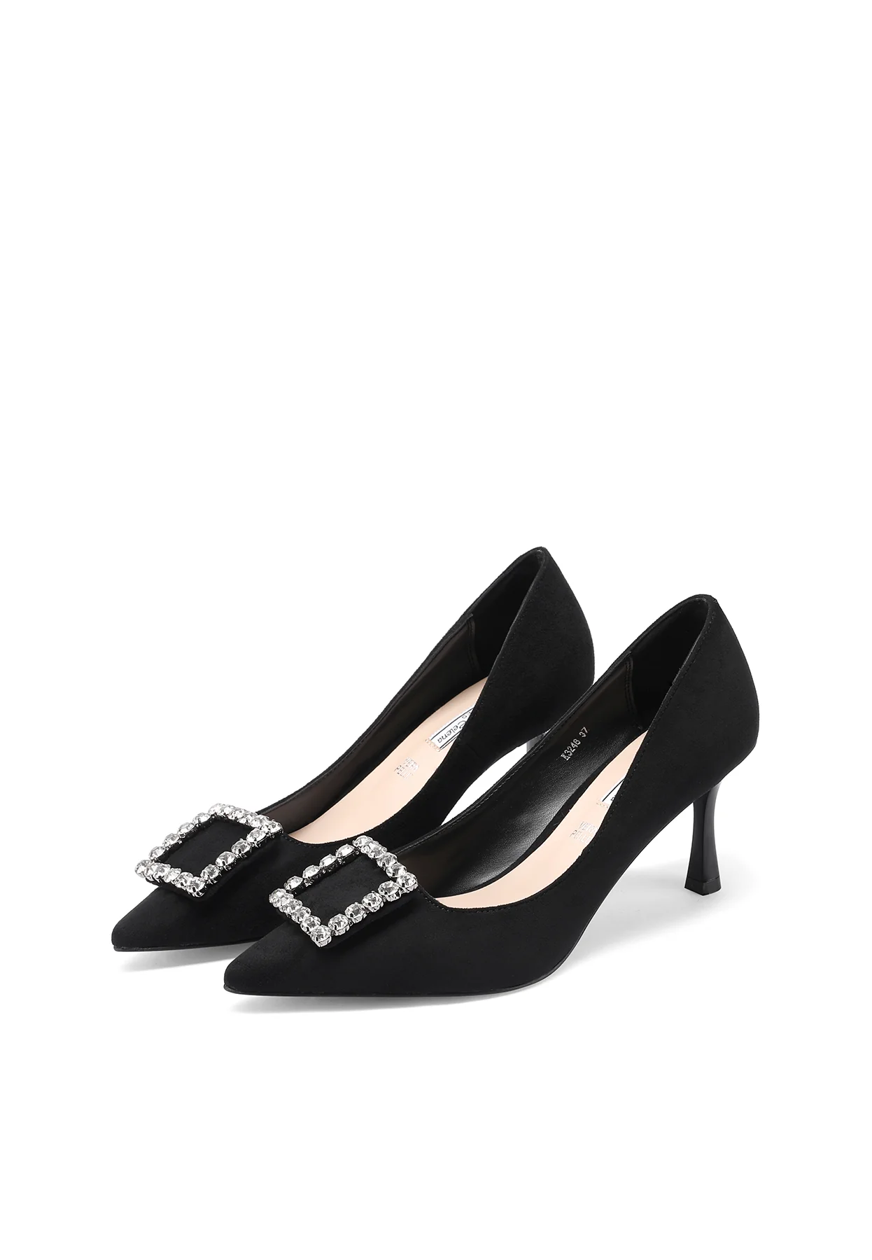 Décolleté eleganti con fibbia gioiello K3248 - Image 7