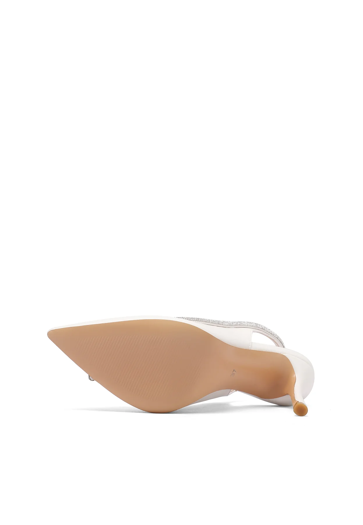 Decolleté slingback con strass e tacco alto K3291 - Image 11