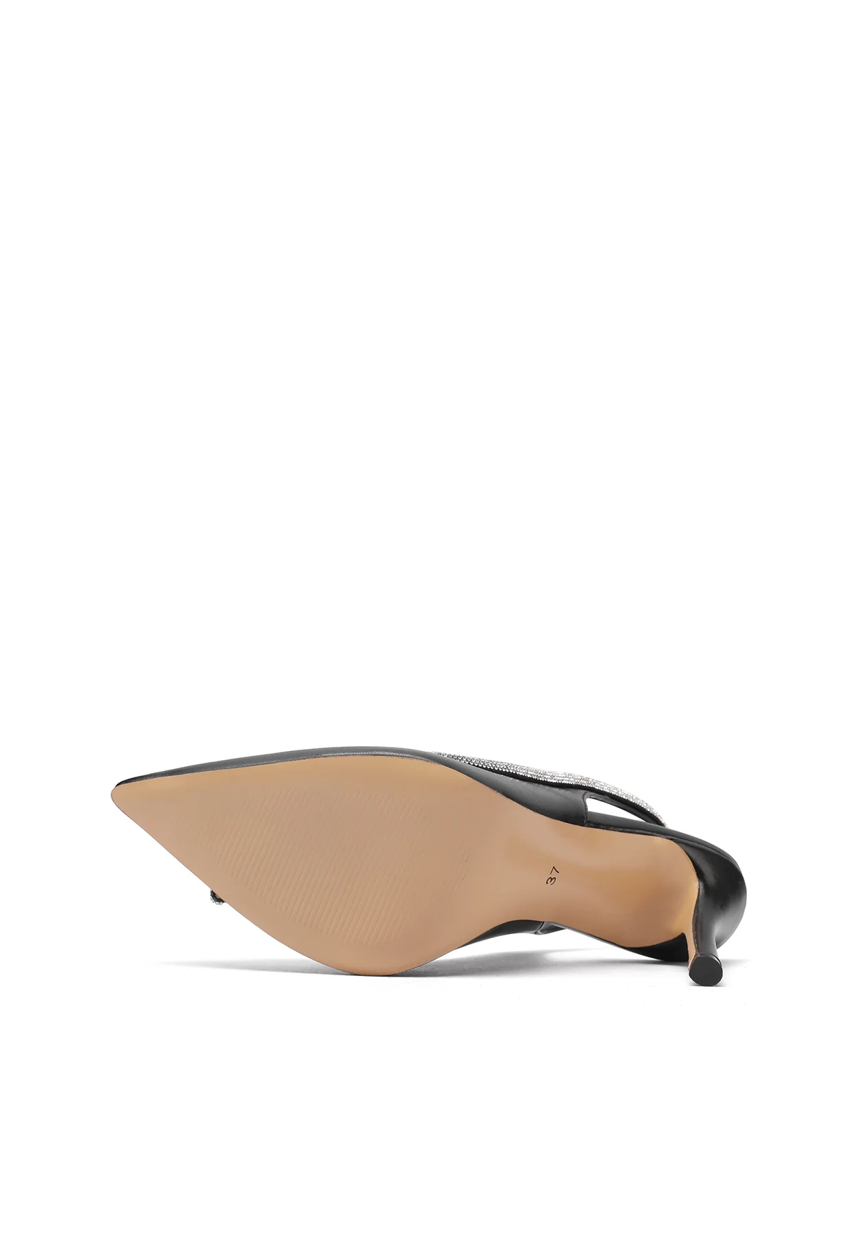 Decolleté slingback con strass e tacco alto K3291 - Image 6