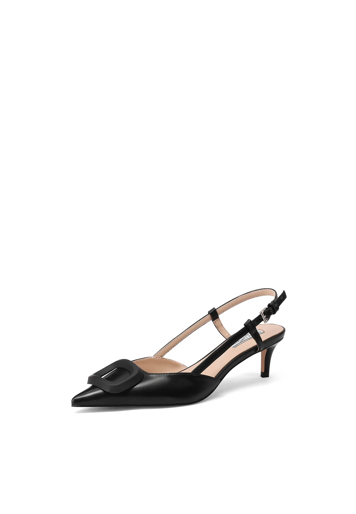 Dècolletè Slingback a punta con maxi fibbia K3363 - Image 3