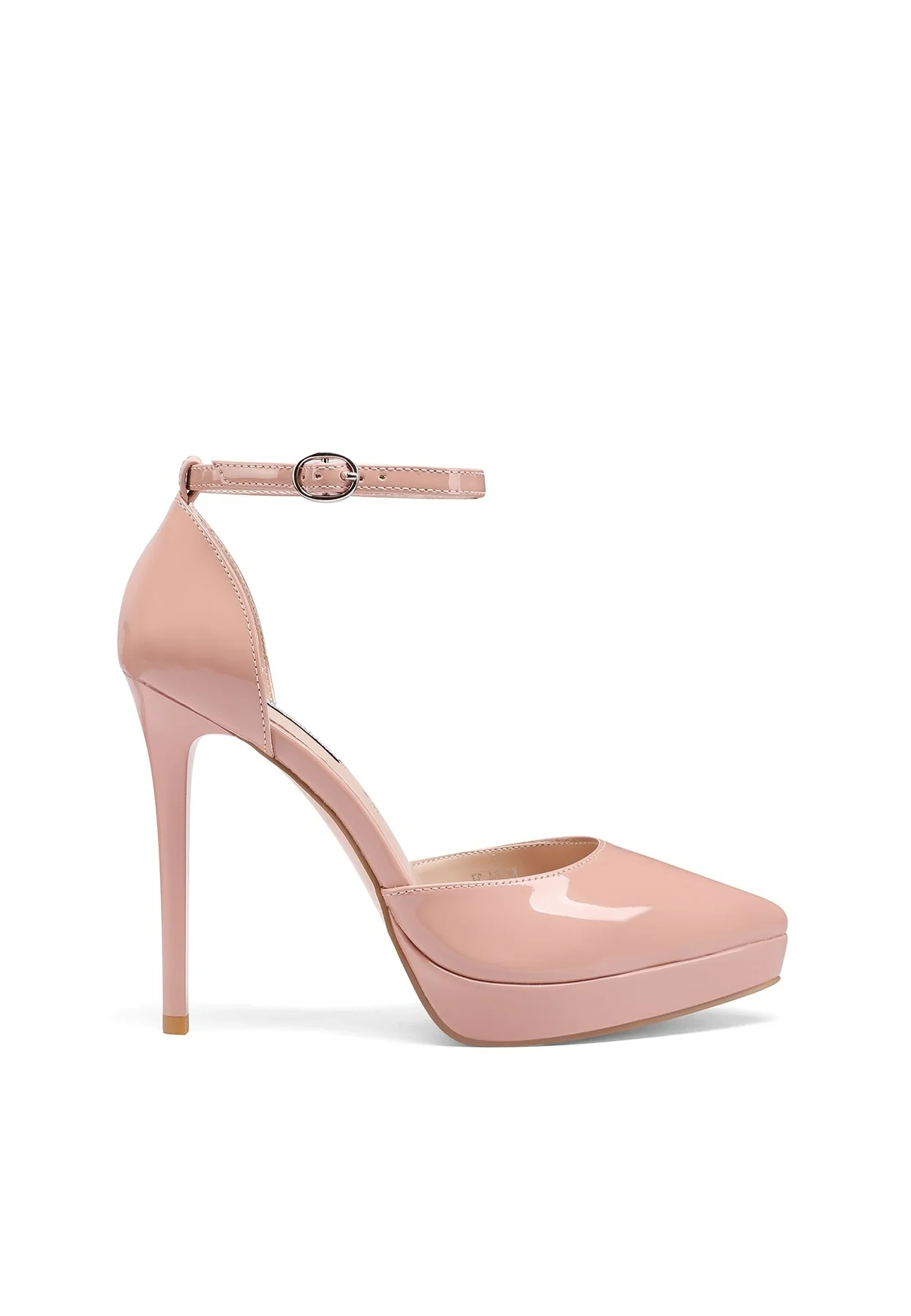 Décolleté con plateau e cinturino alla caviglia K3364 - Image 2