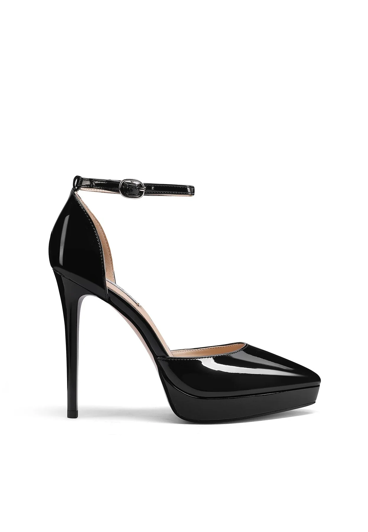 Décolleté con plateau e cinturino alla caviglia K3364 - Image 9