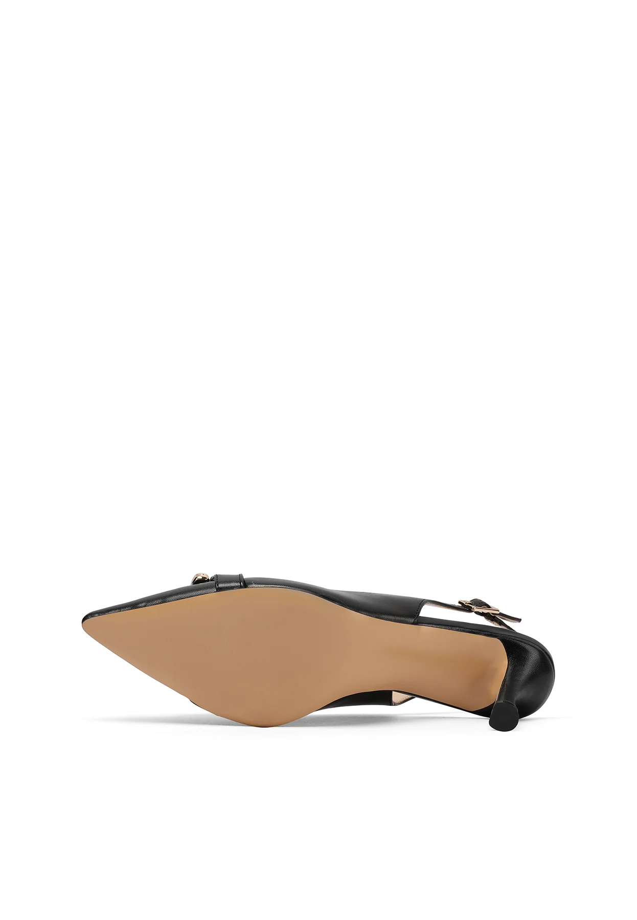 Dècolletè Slingback con morsetto decorativo e tacco medio K3396 - Image 10