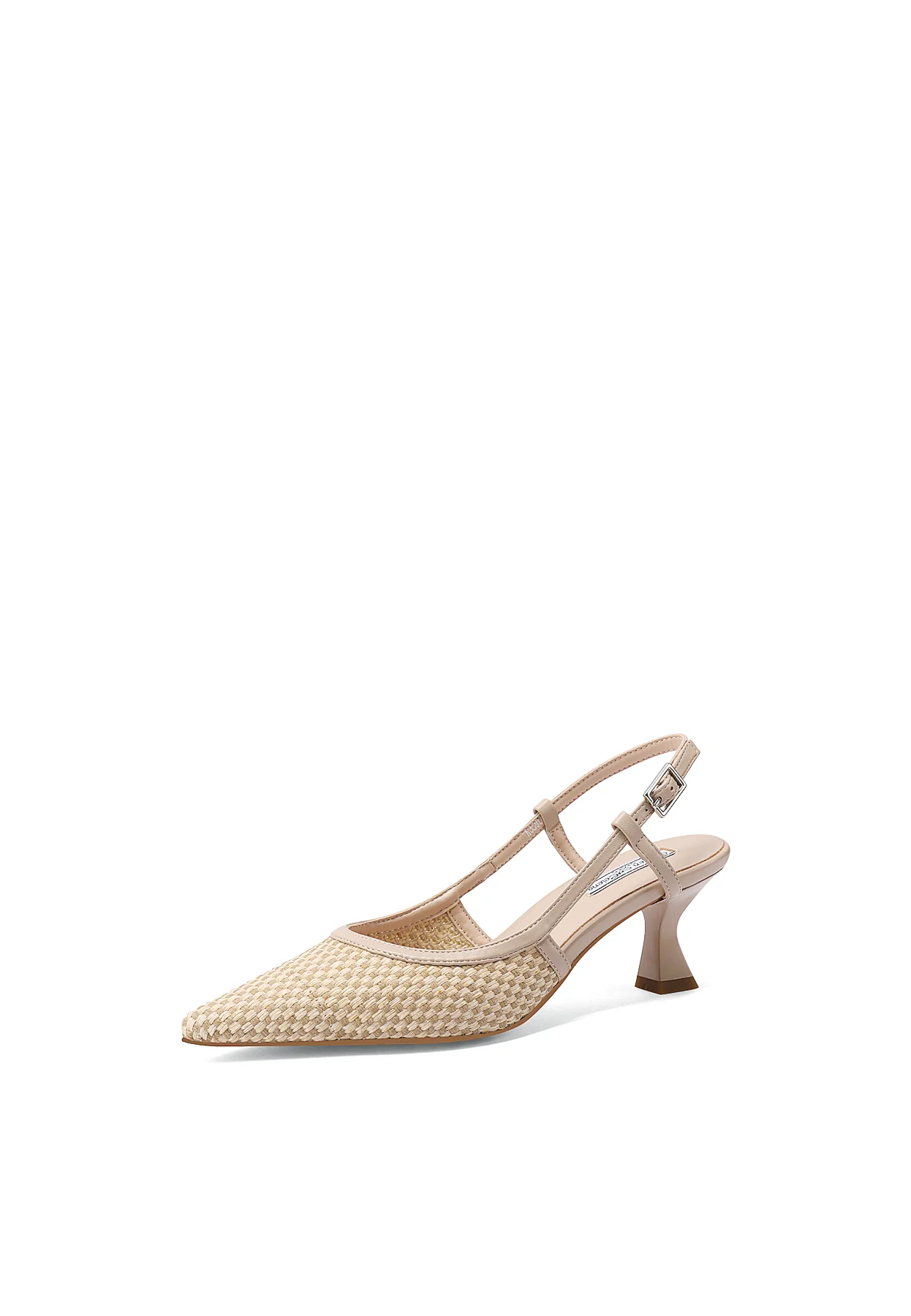 Décolleté slingback intrecciate con tacco basso K3398 - Image 10