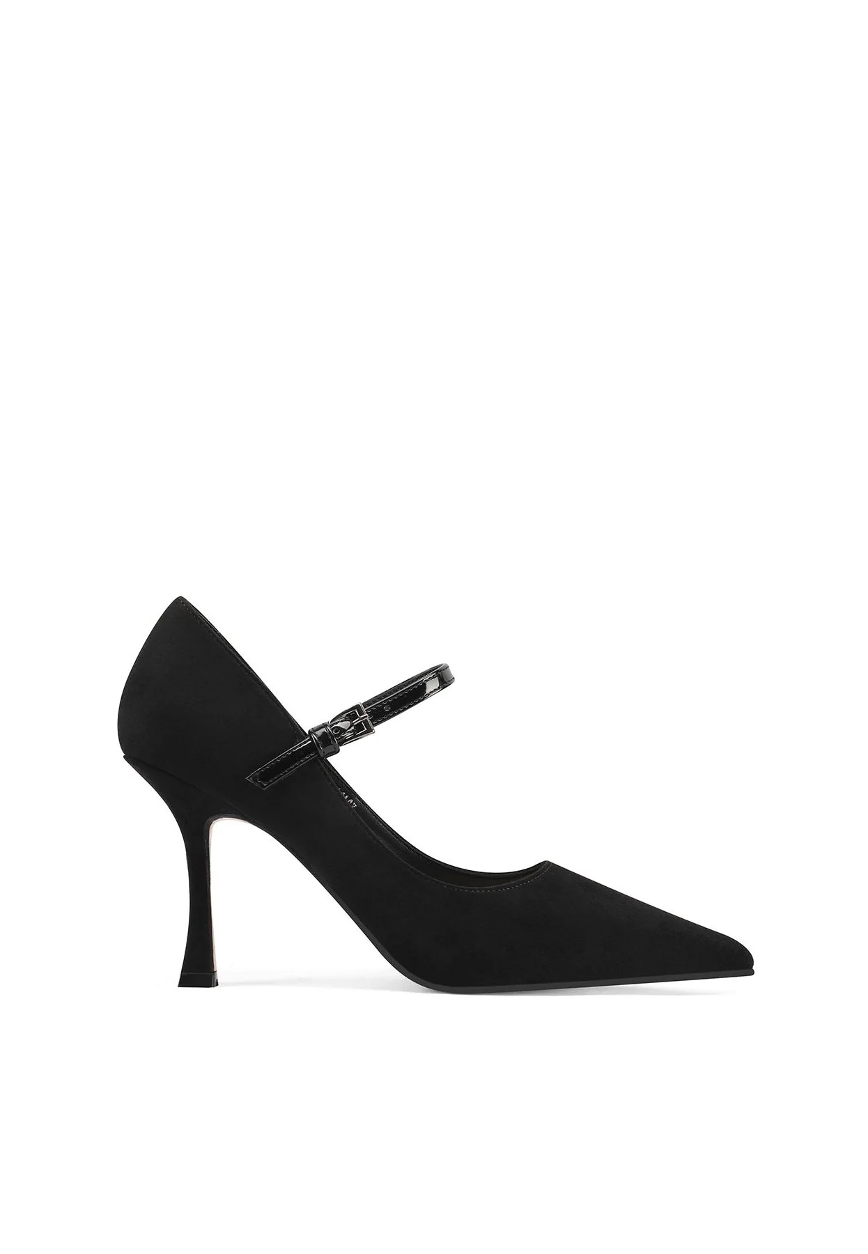 Décolleté a punta con cinturino e tacco sottile K3404 - Image 2