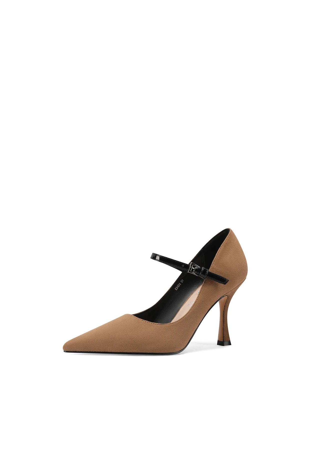Décolleté a punta con cinturino e tacco sottile K3404 - Image 24