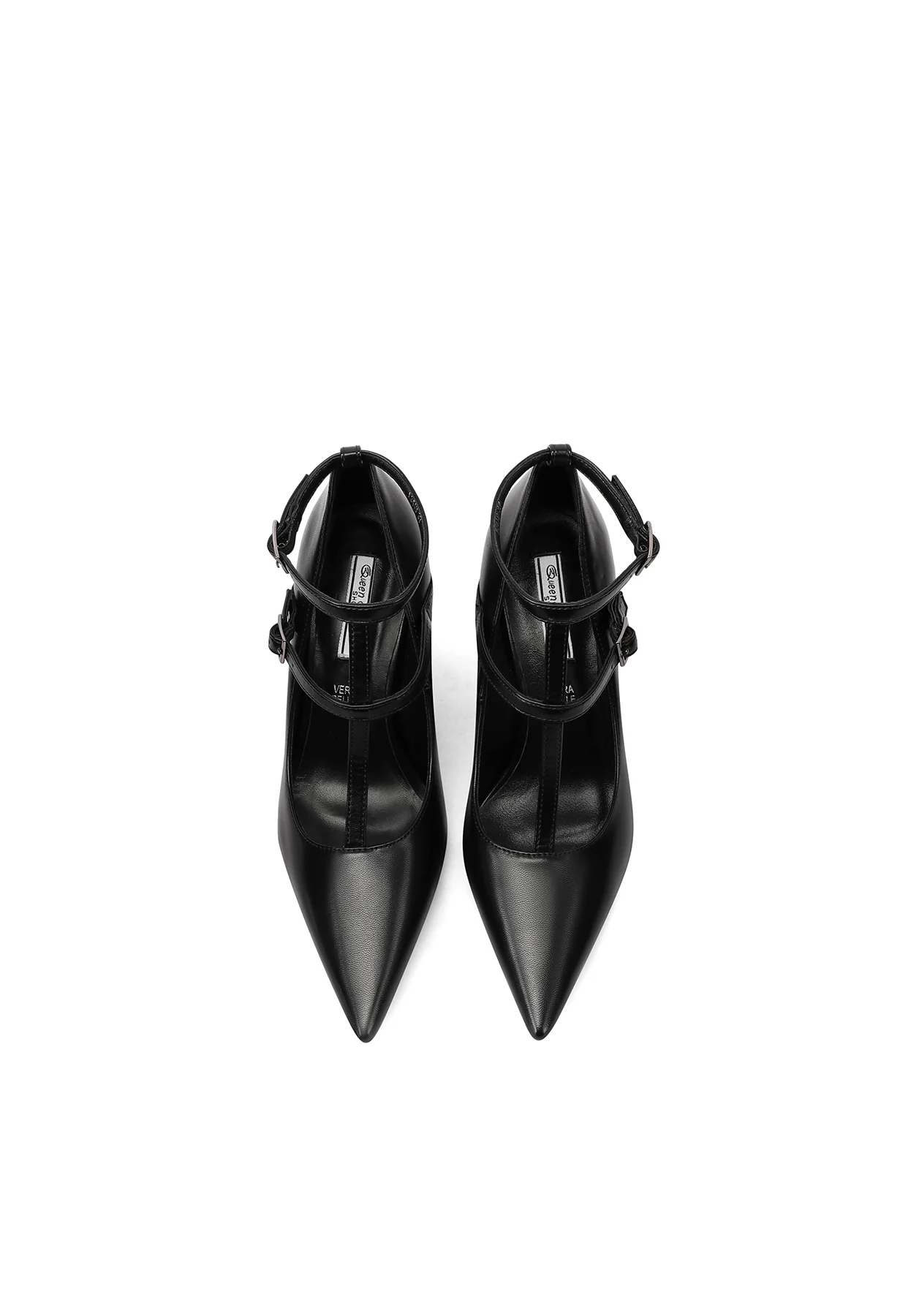 Décolleté a punta con cinturini sottili K3419 - Image 5