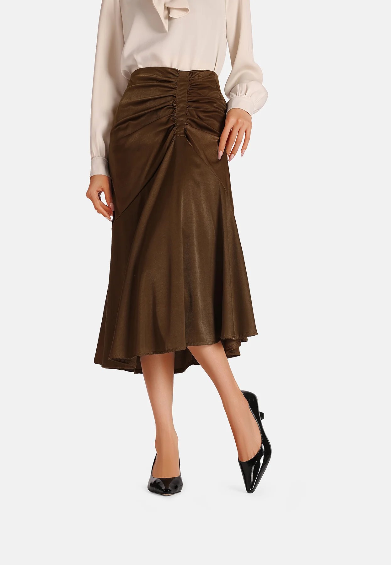 Décolleté donna a punta con tacco medio K3473 - Image 7