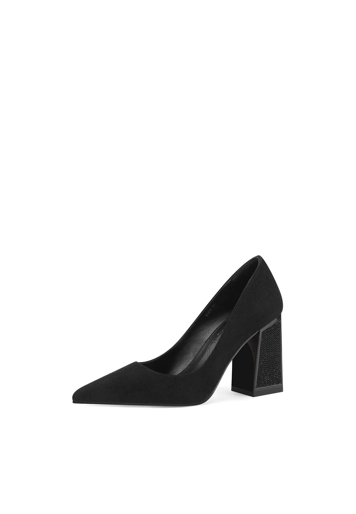 Décolleté a punta con tacco gioiello geometrico K3476 - Image 3