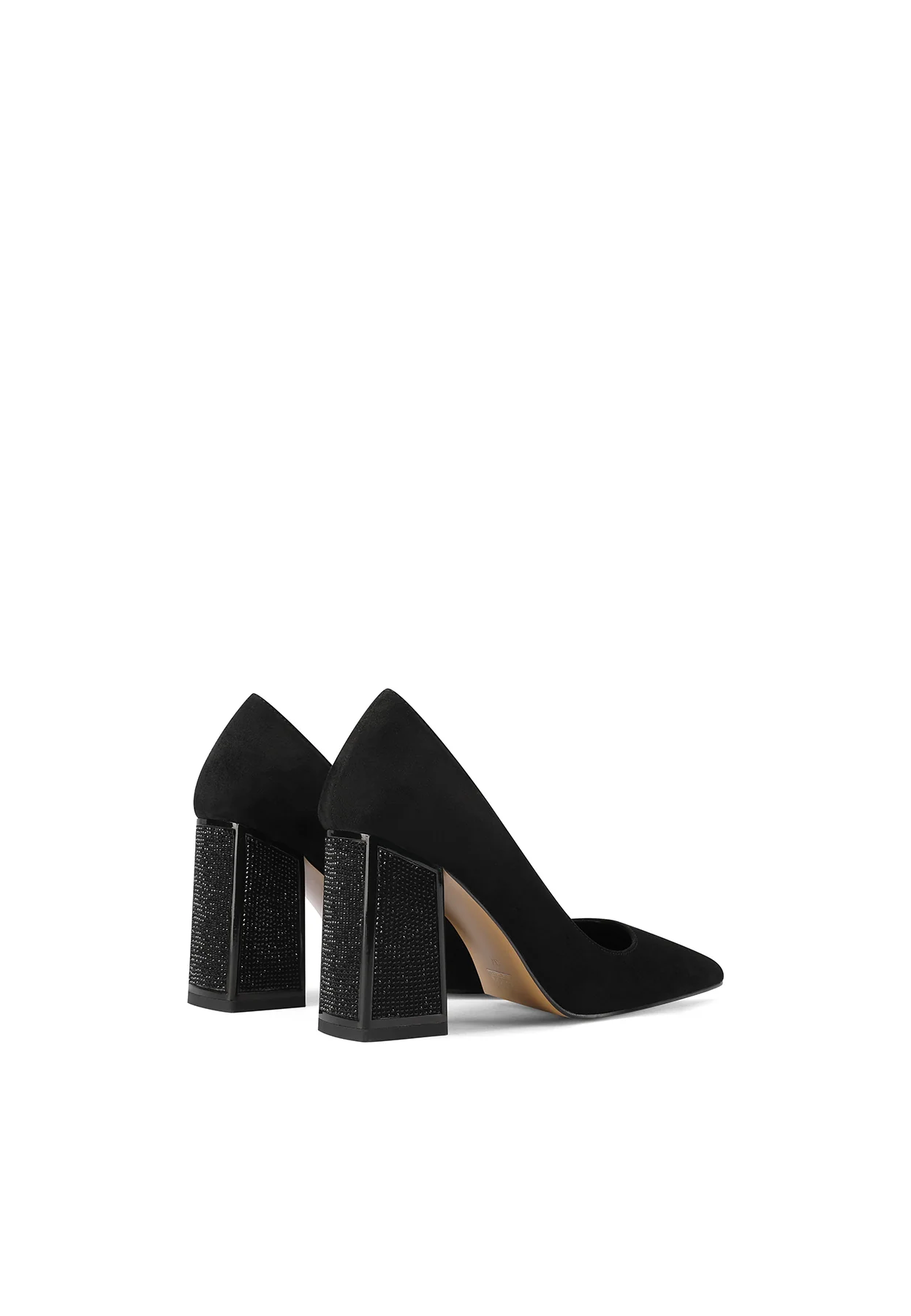 Décolleté a punta con tacco gioiello geometrico K3476 - Image 6