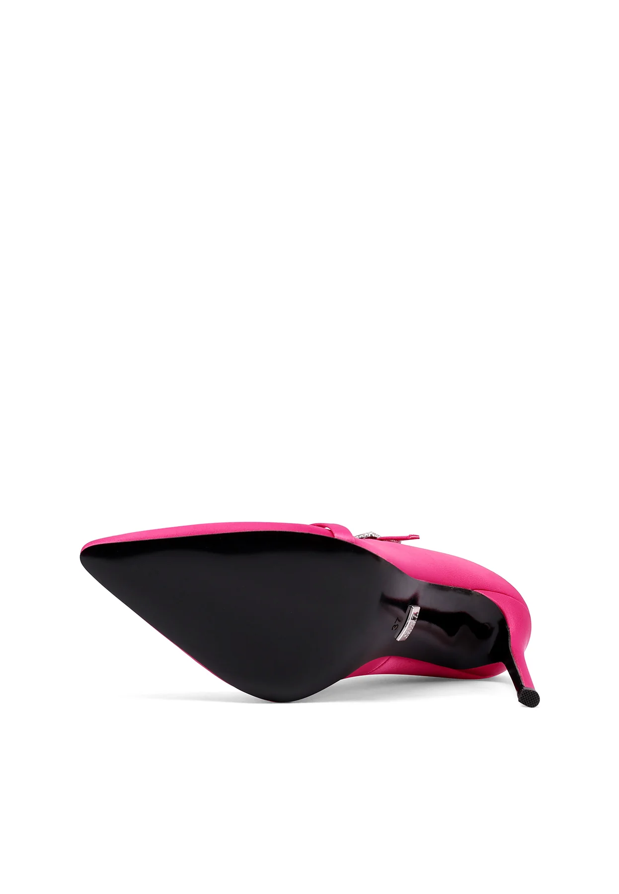Décolleté effetto raso con doppio cinturino e tacco alto K3527 - Image 13