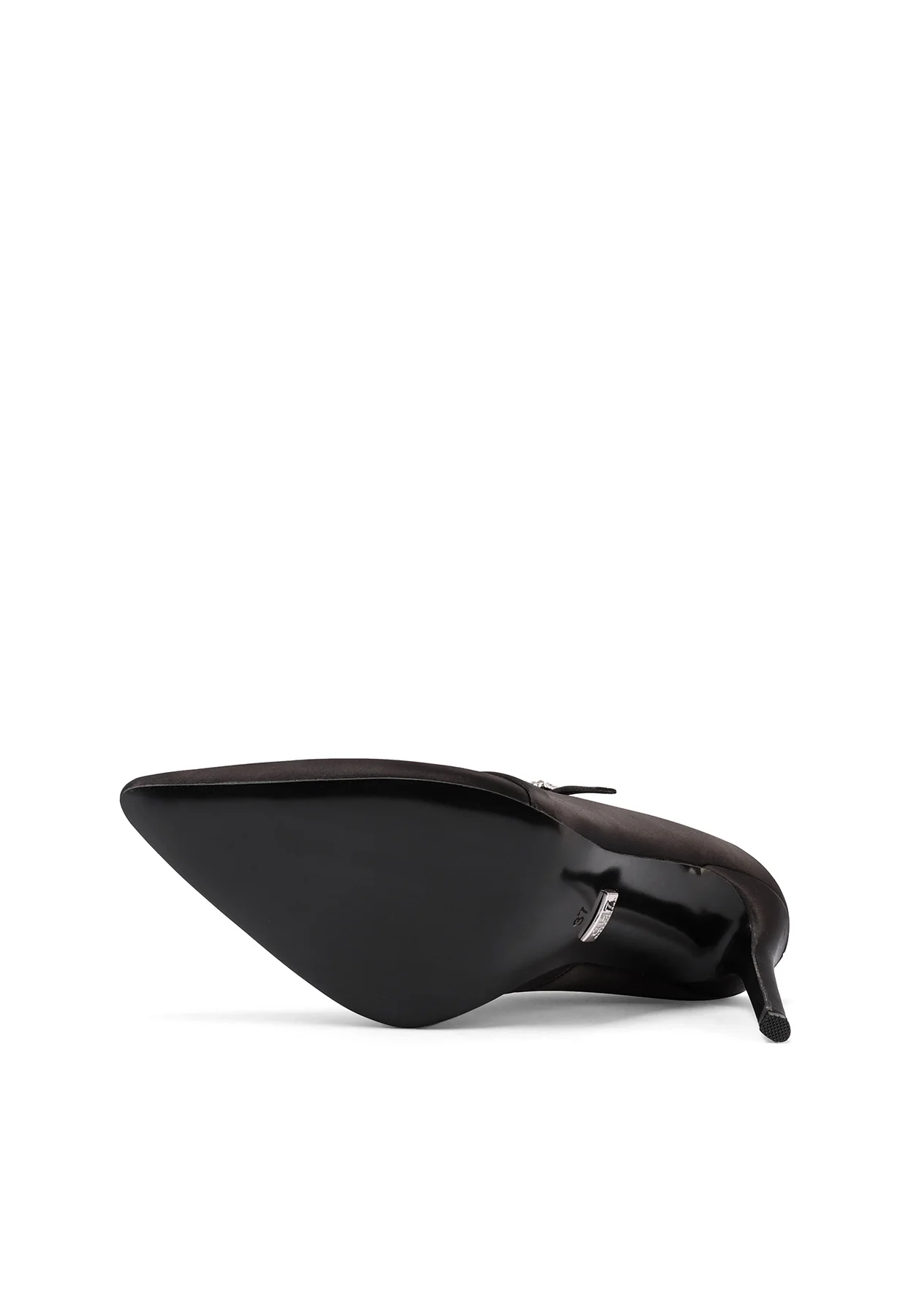 Décolleté effetto raso con doppio cinturino e tacco alto K3527 - Image 6