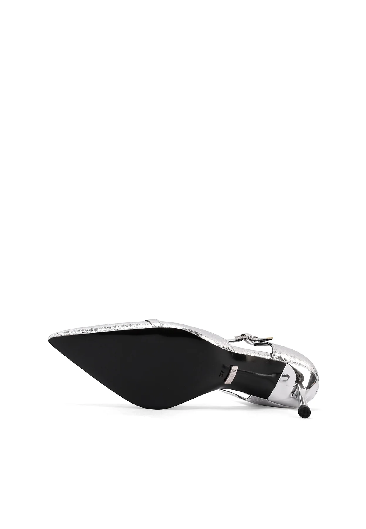Décolleté slingback con cinturino effetto snake K3638 - Image 12