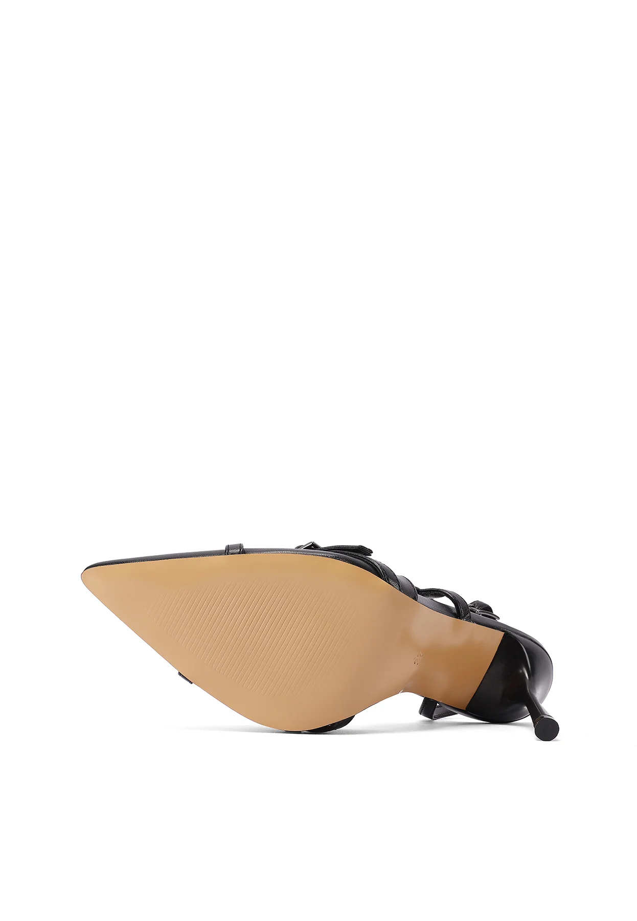 Dècolletè slingback a punta con tacco alto e cinturini - Image 13