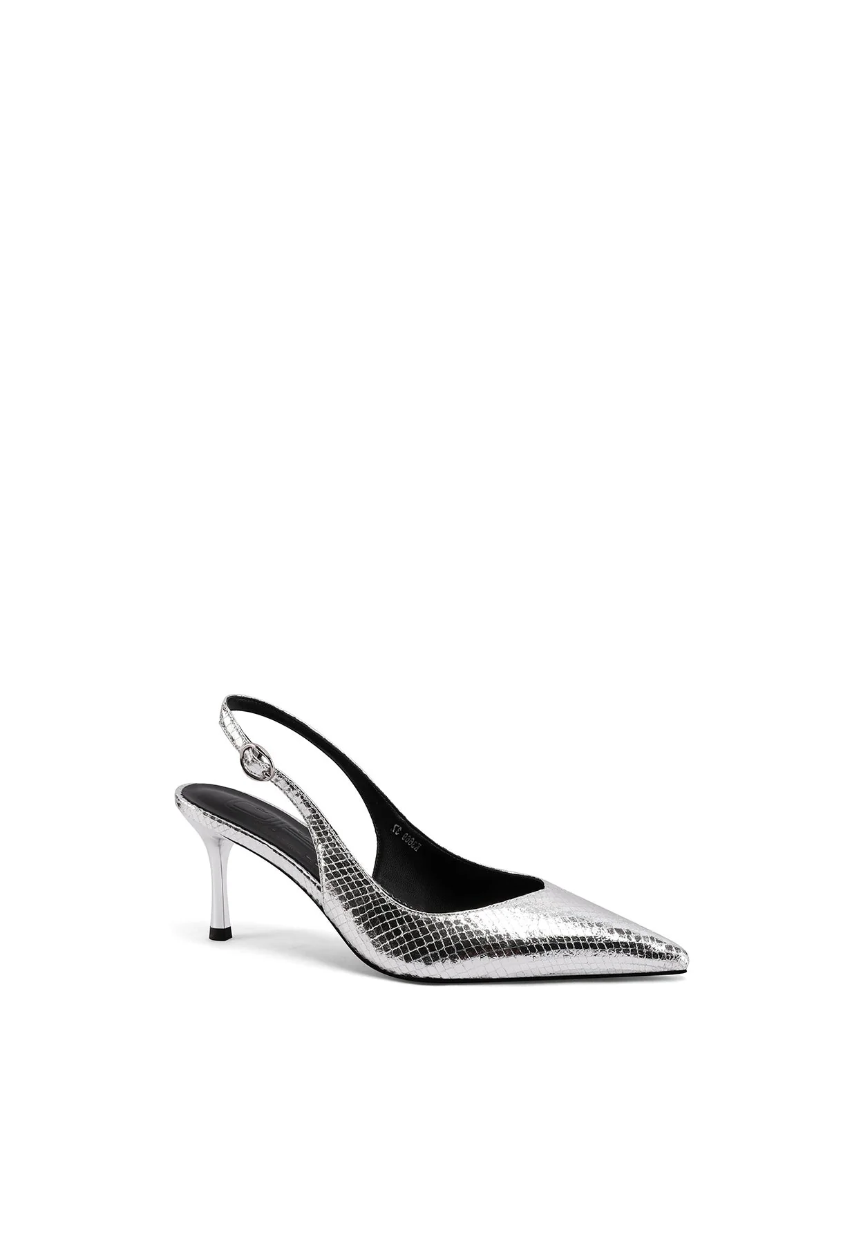 Dècolletè Slingback a punta effetto pitonato K3669 - Image 10