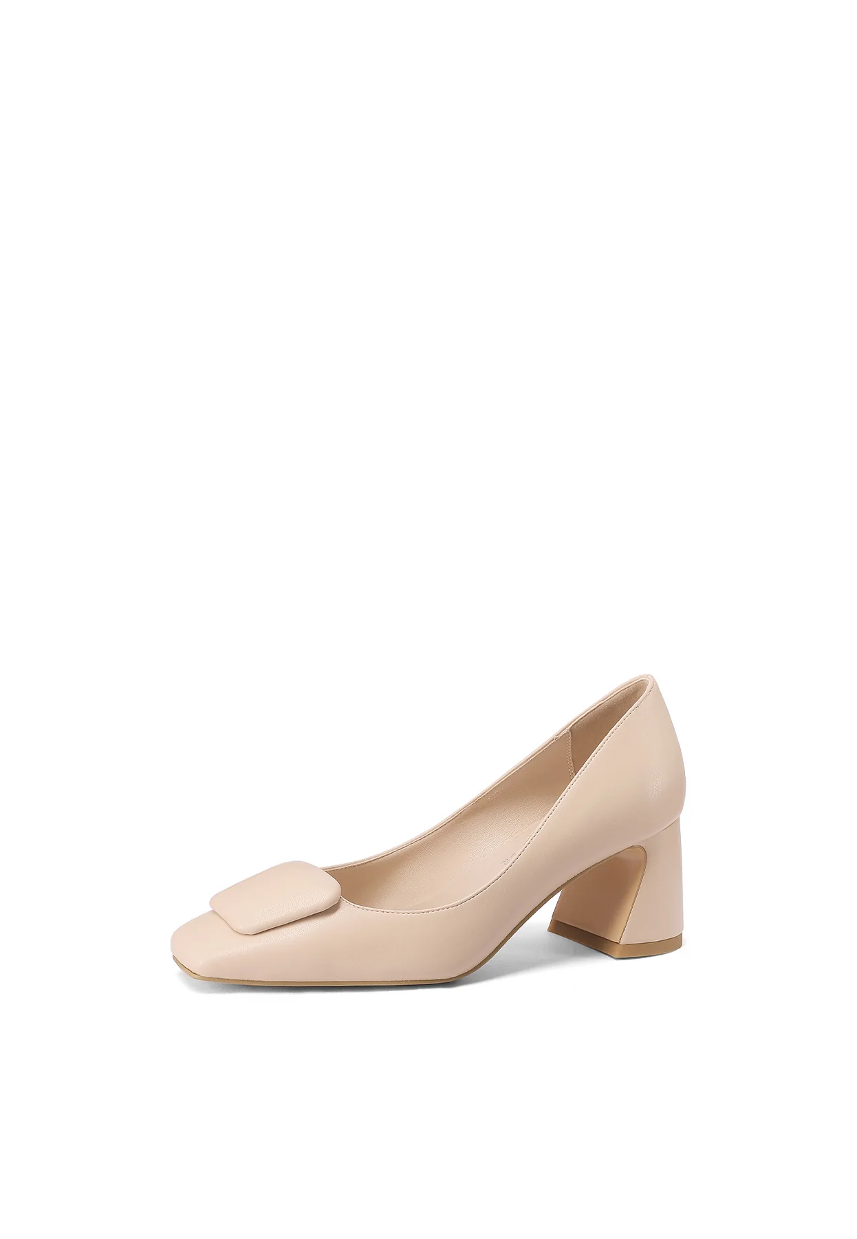 Décolleté con punta squadrata e tacco largo K3688 - Image 3
