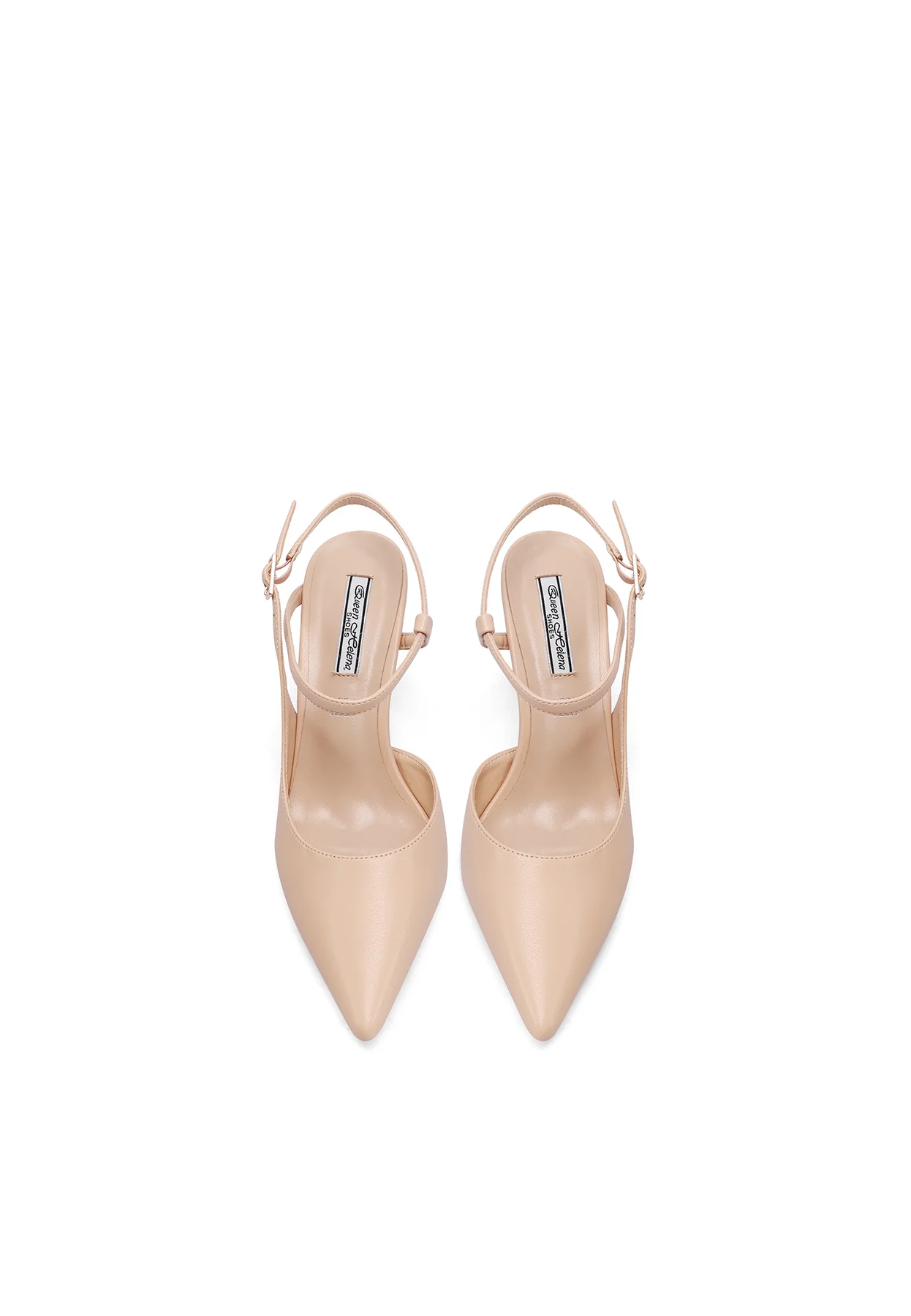 Decolletè slingback con doppio cinturino e tacco 8 cm K3749 - Image 5