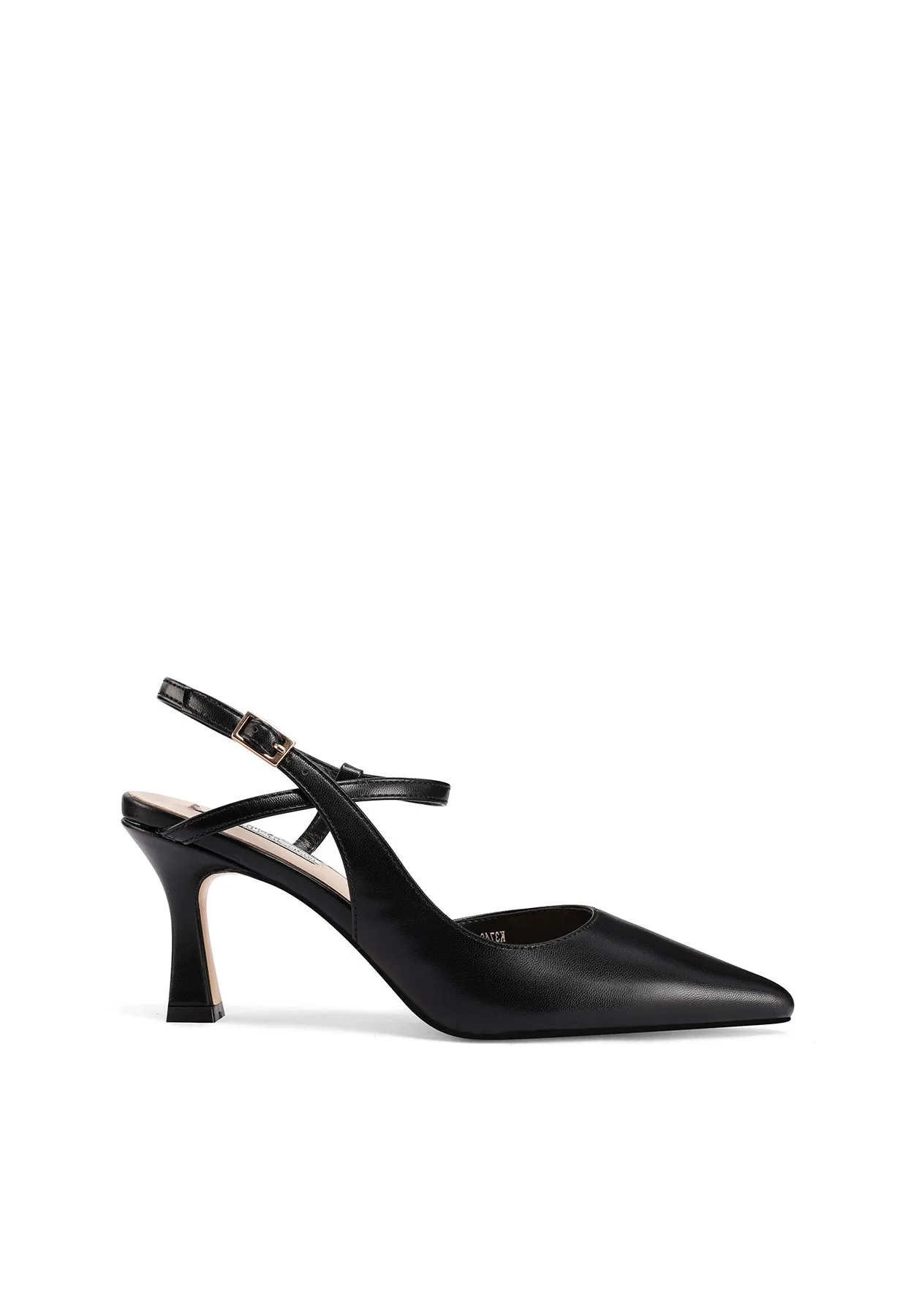 Decolletè slingback con doppio cinturino e tacco 8 cm K3749 - Image 9