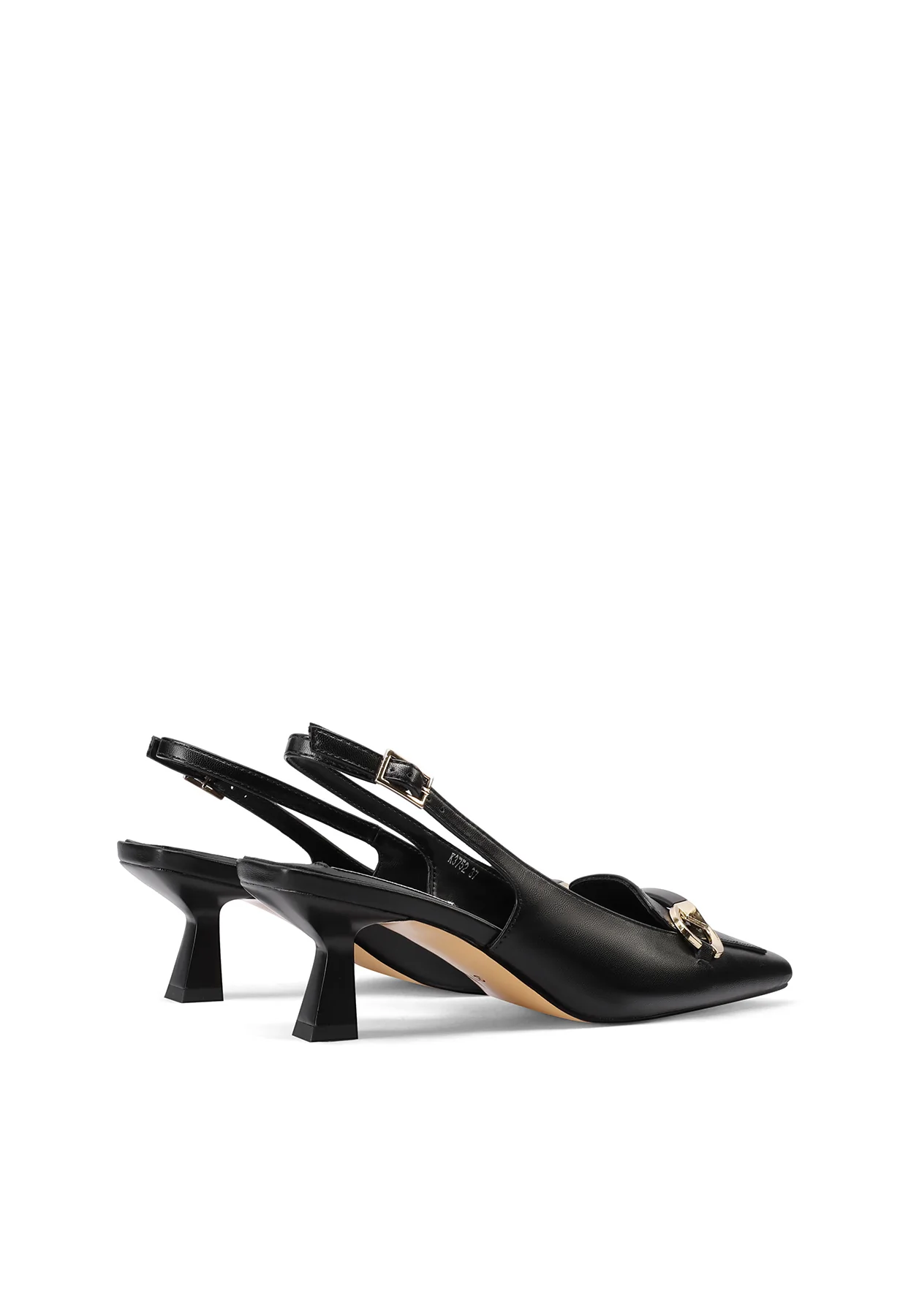 Dècolletè Slingback a punta con dettaglio metallico K3752 - Image 4