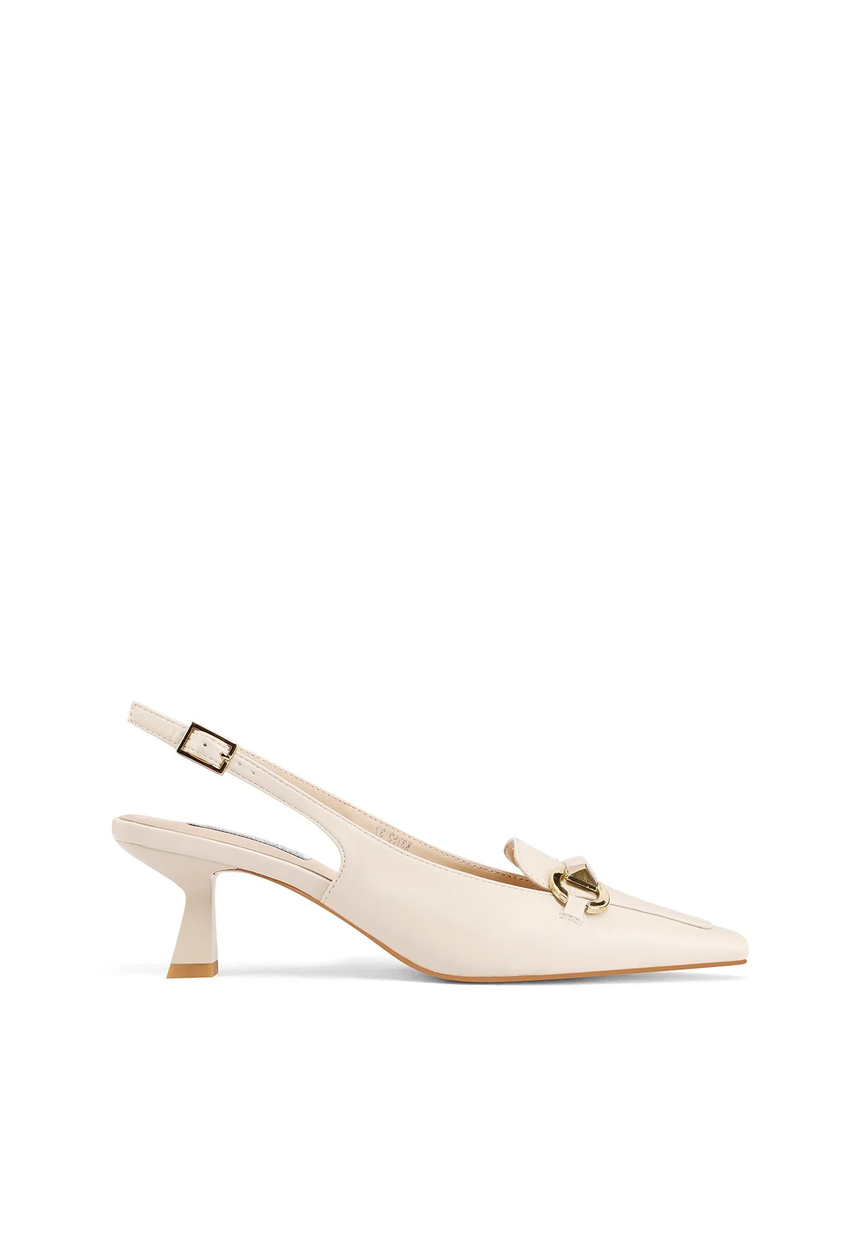 Dècolletè Slingback a punta con dettaglio metallico K3752 - Image 9