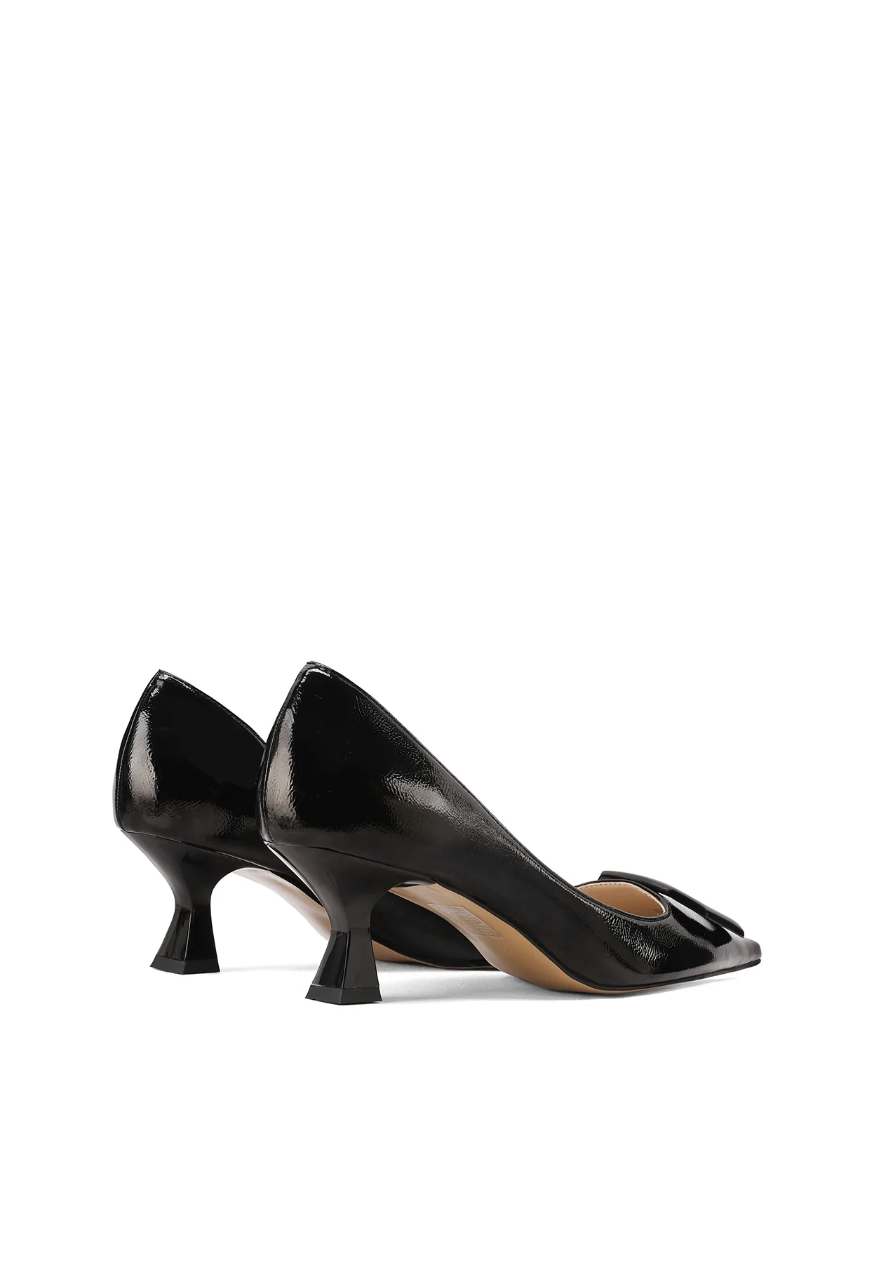 Décolleté donna eleganti tacco basso a punta con fibbia K3965 - Image 11