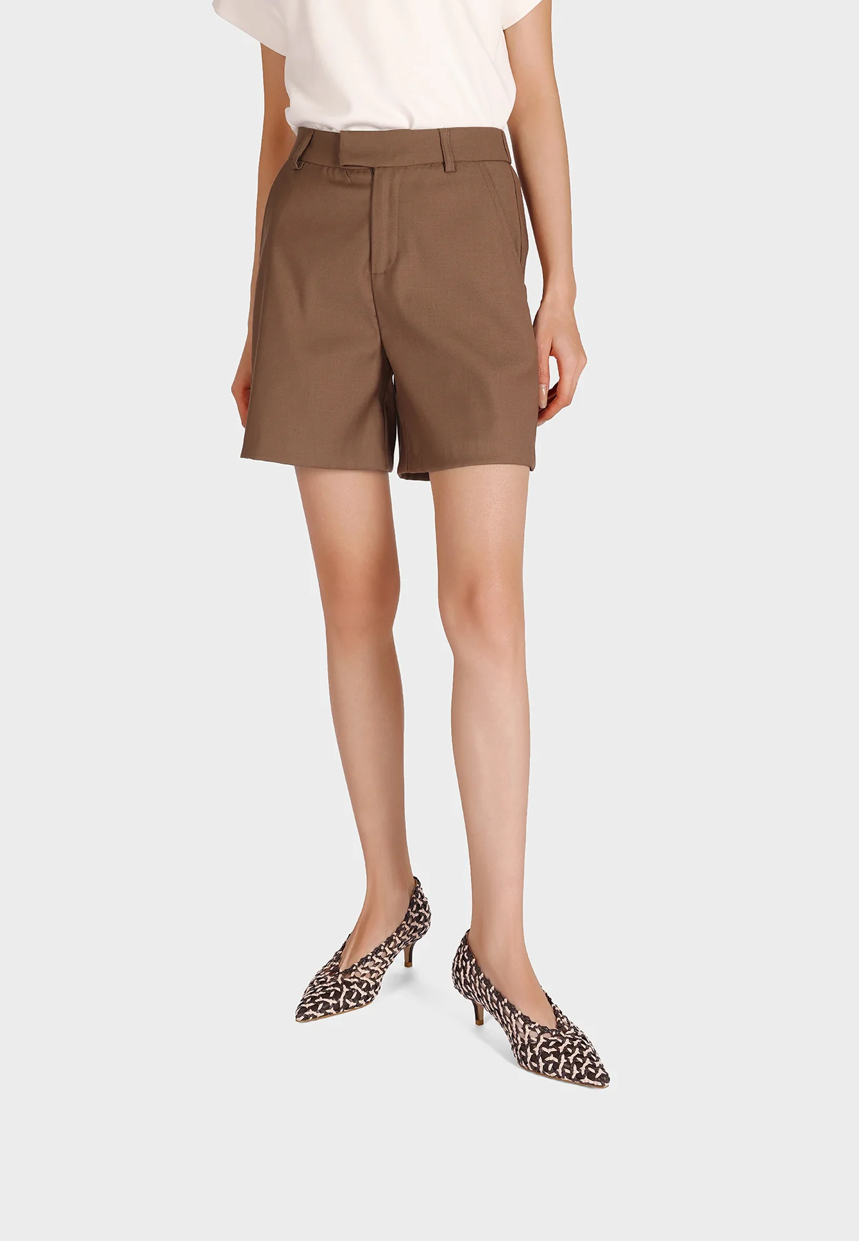 Décolleté a rete intrecciate eleganti con tacco basso K4502 - Image 17
