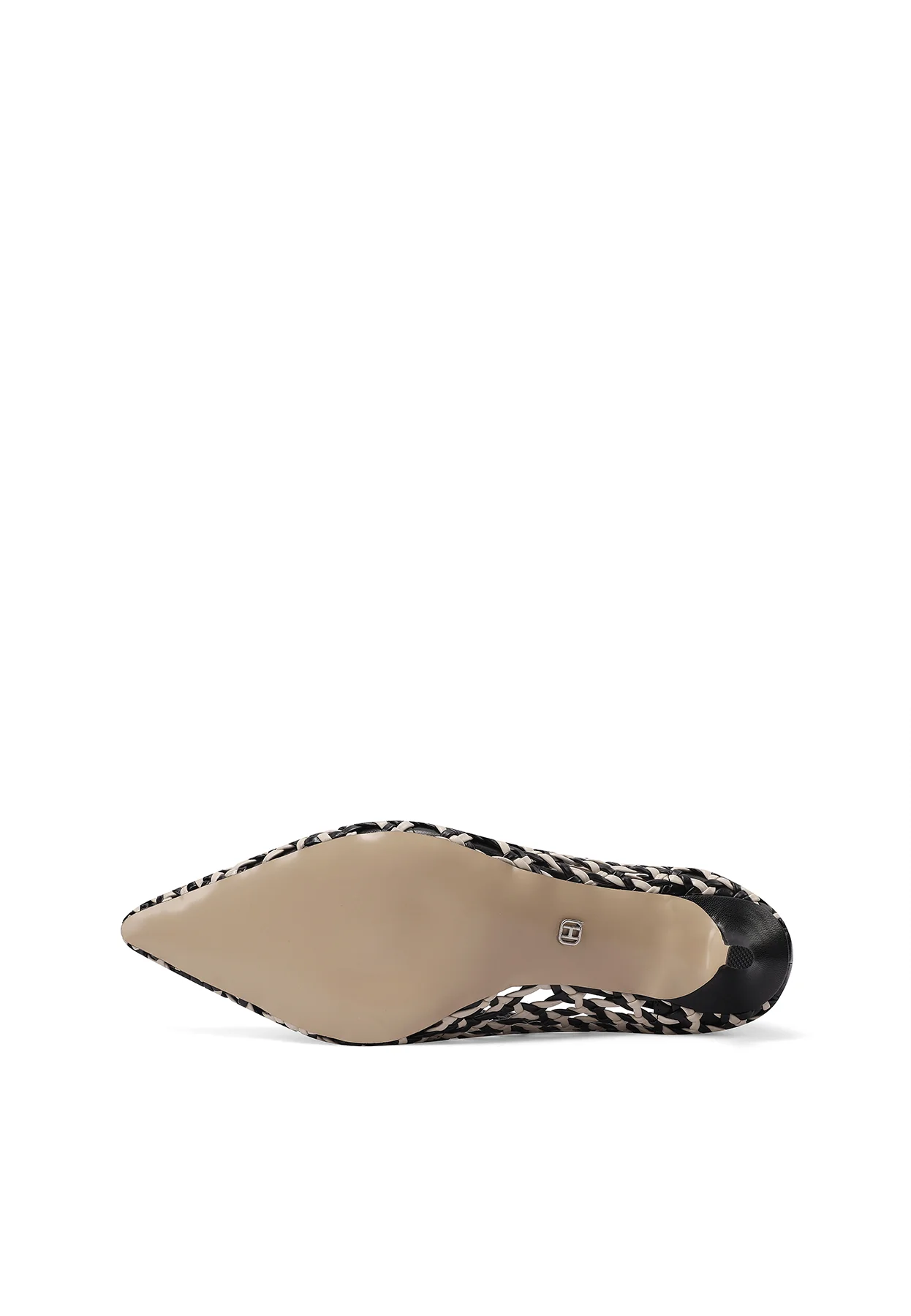 Décolleté a rete intrecciate eleganti con tacco basso K4502 - Image 31