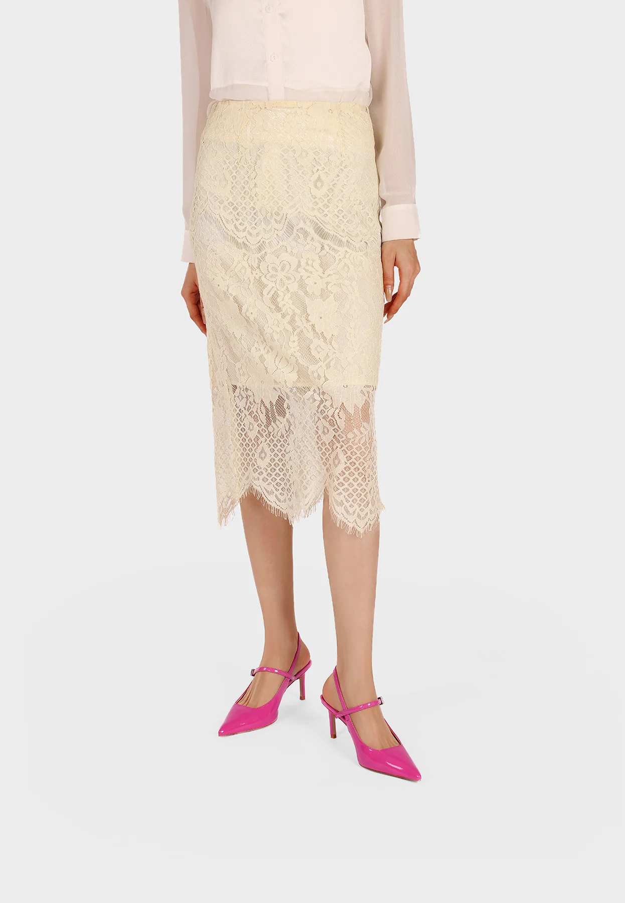 Décolleté slingback con tacco a spillo medio K4507