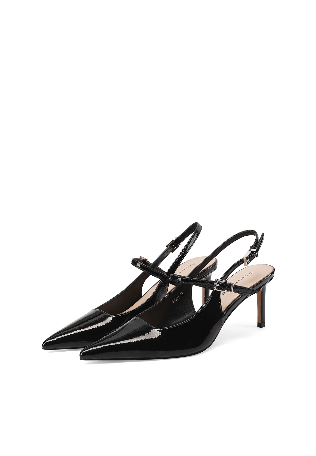 Décolleté slingback con tacco a spillo medio K4507 - Image 12